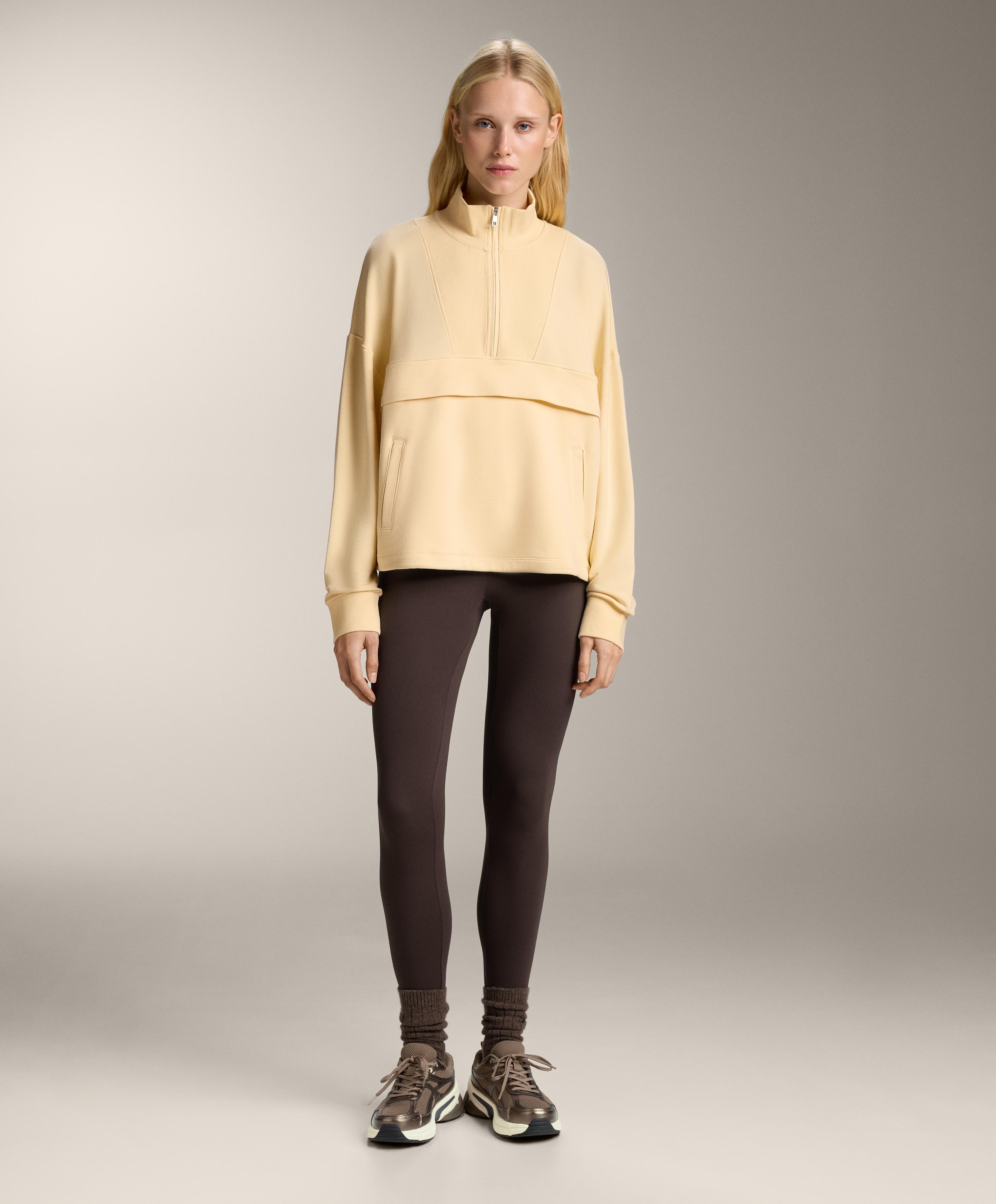 High neck sweatshirt with cotton and modal | OYSHO Türkiye