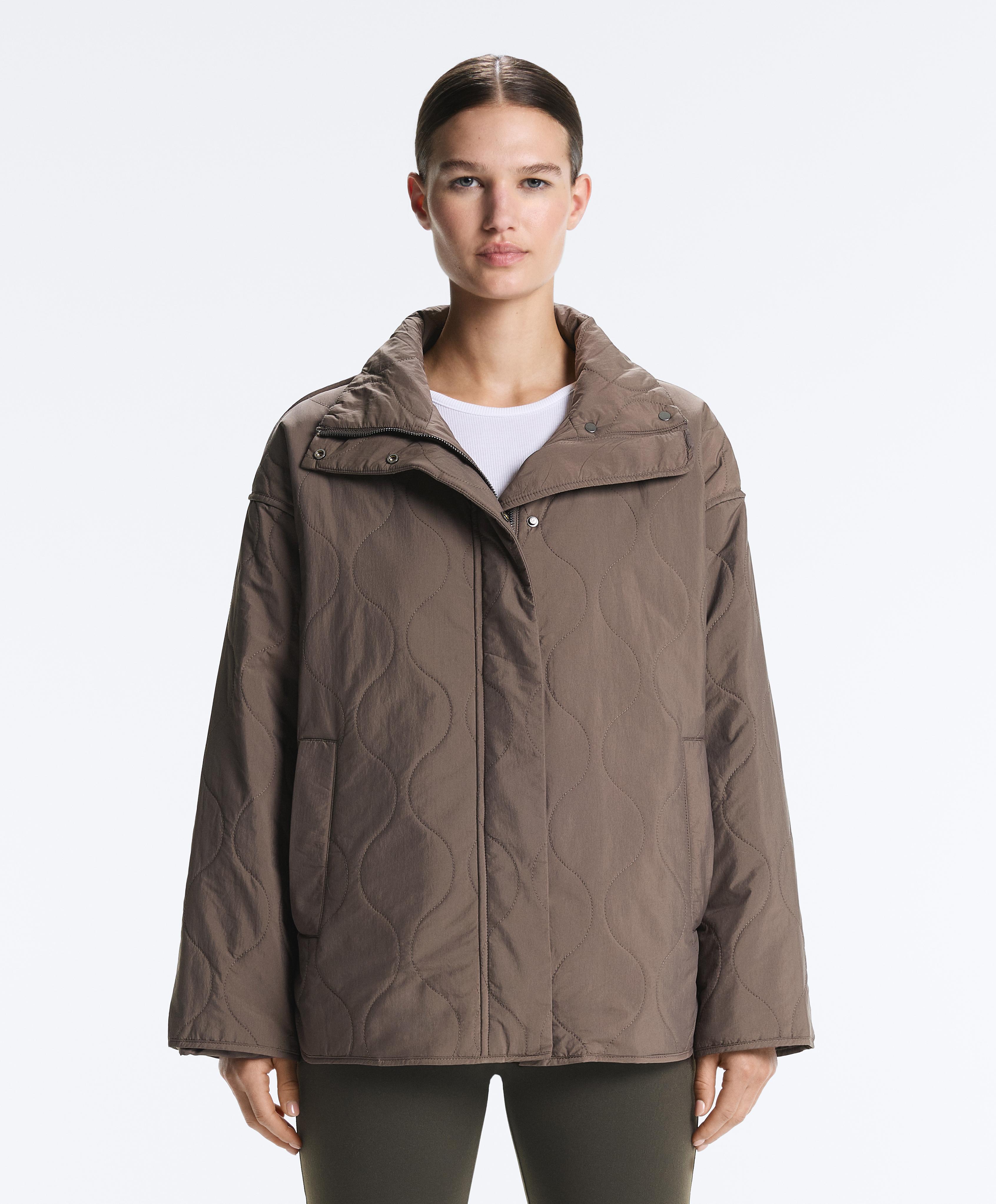 Water-repellent FELLEX® AEROGEL padded jacket — WASHED TAUPE-MAUVE