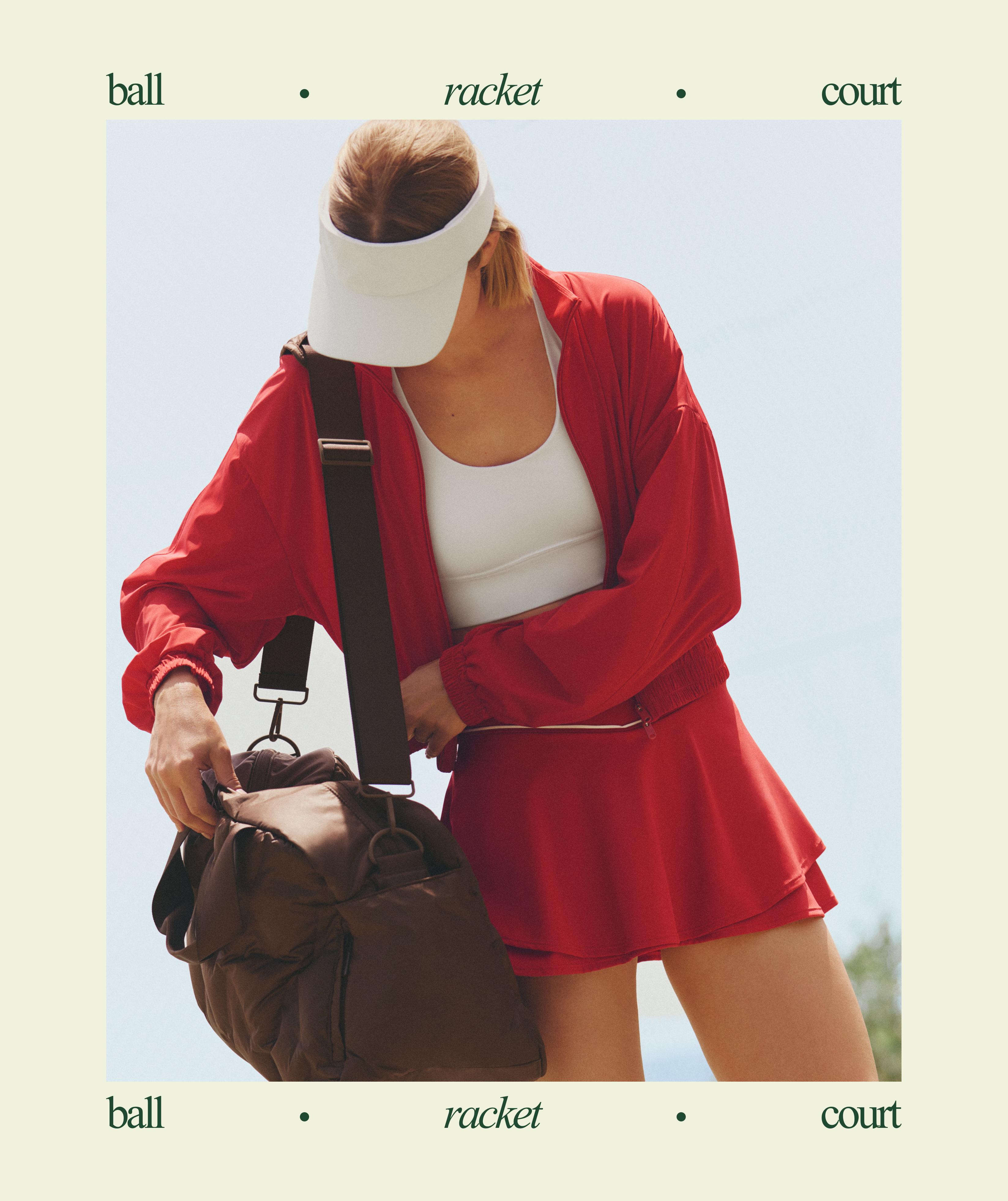 Light Touch boxy technical jacket — BRIGHT RED