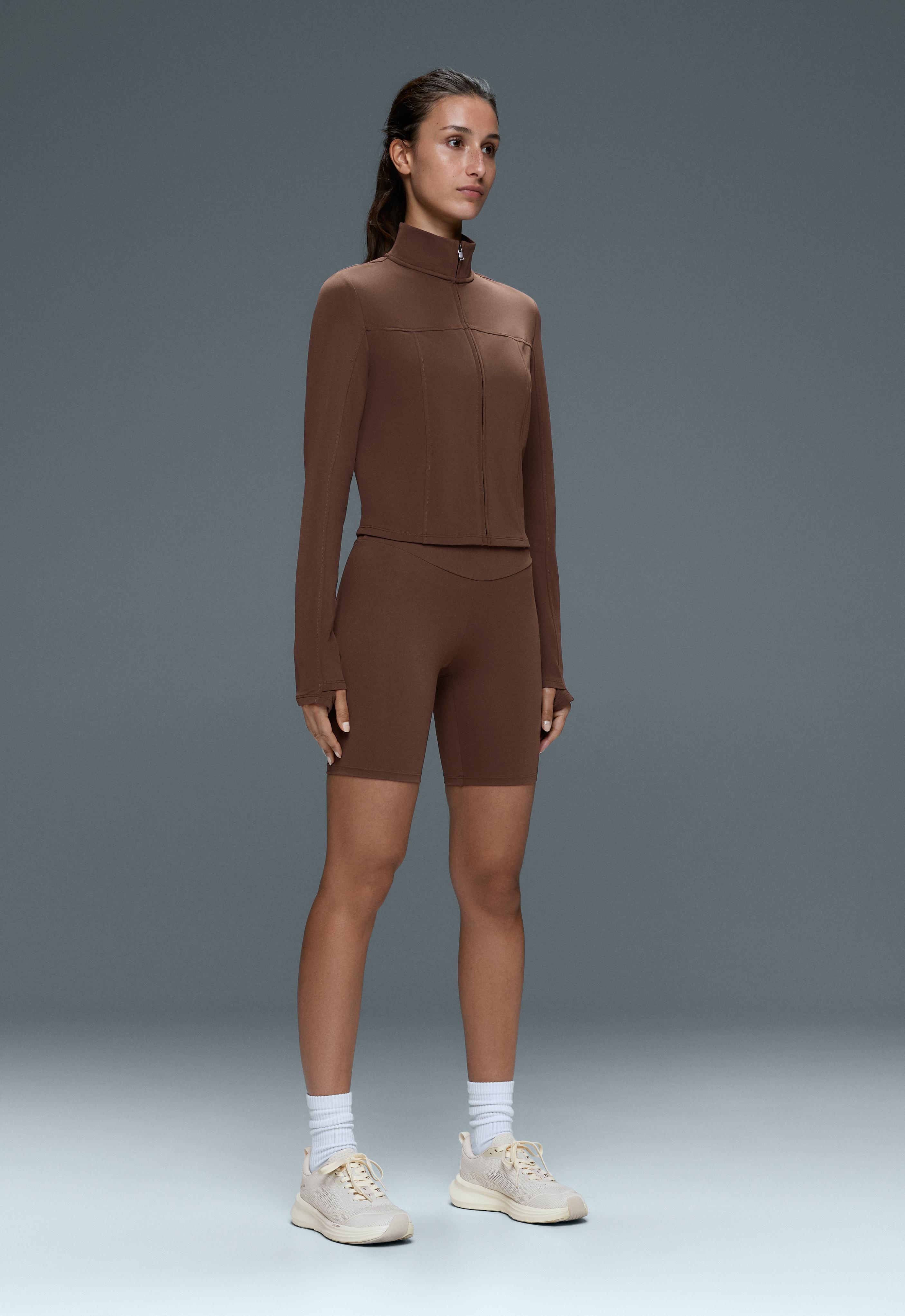 Light warm boxy technical jacket