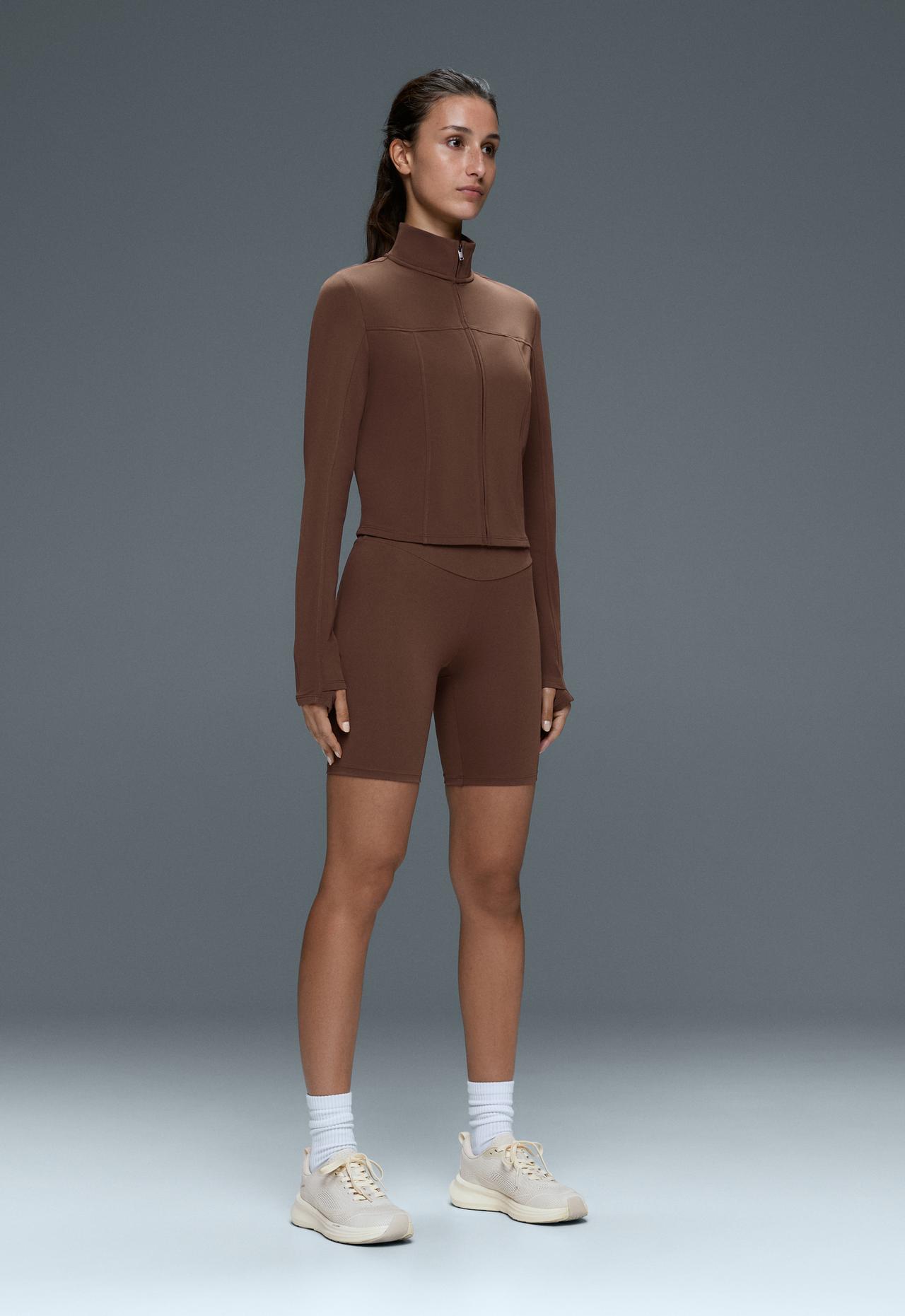 Light warm boxy technical jacket — COCOA