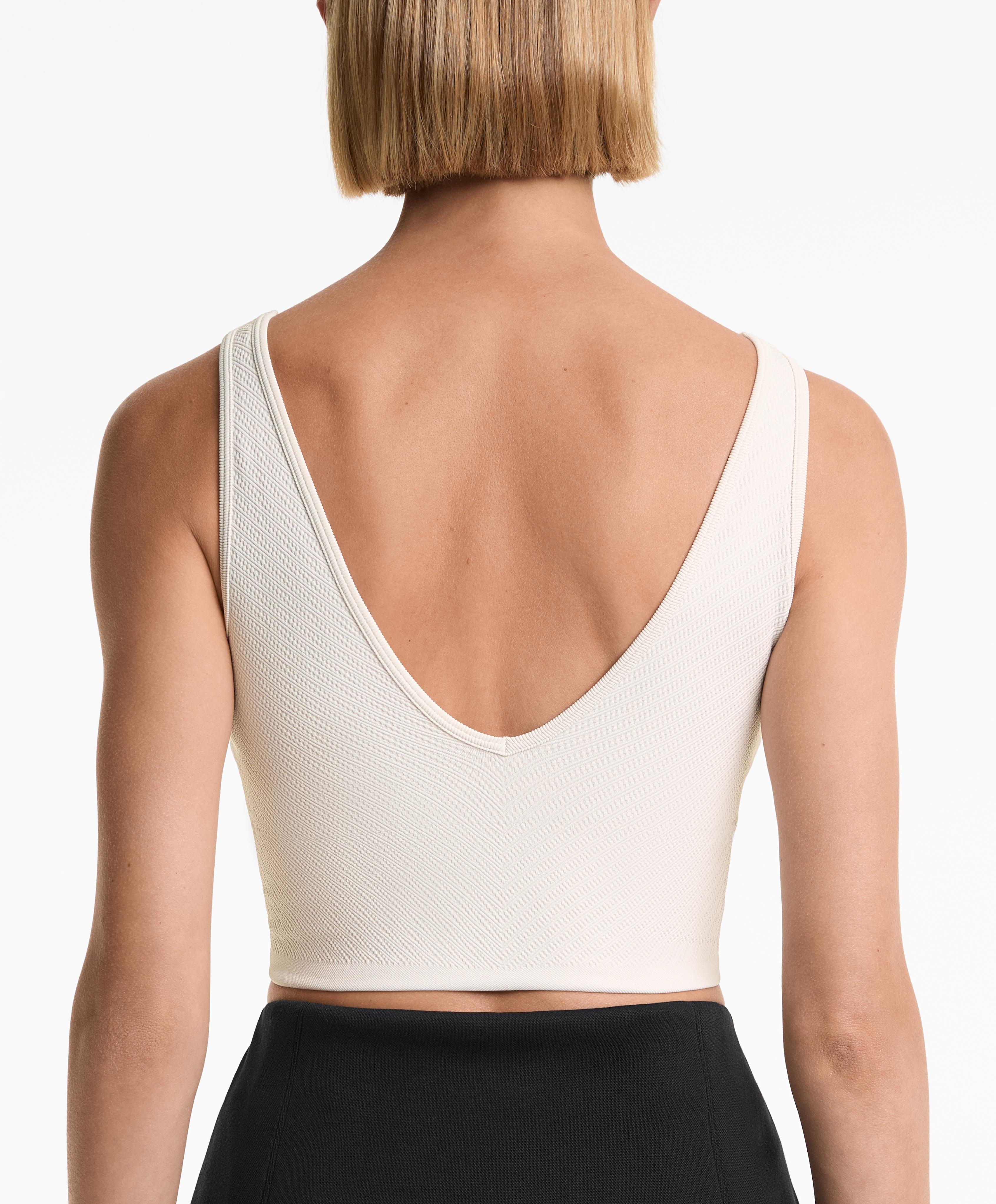 Rib structure tank top