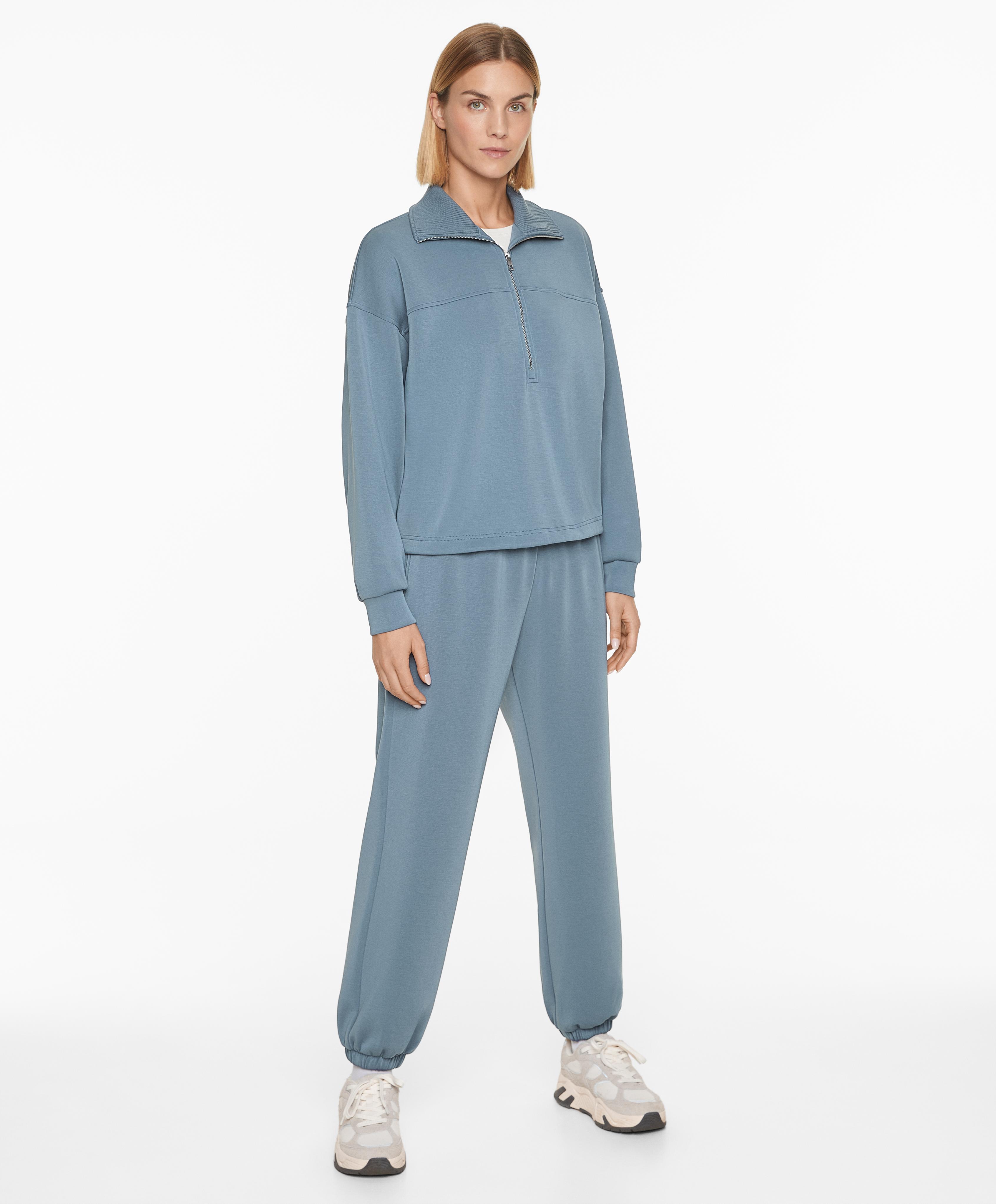 Jogger tracksuit with brushed modal interior