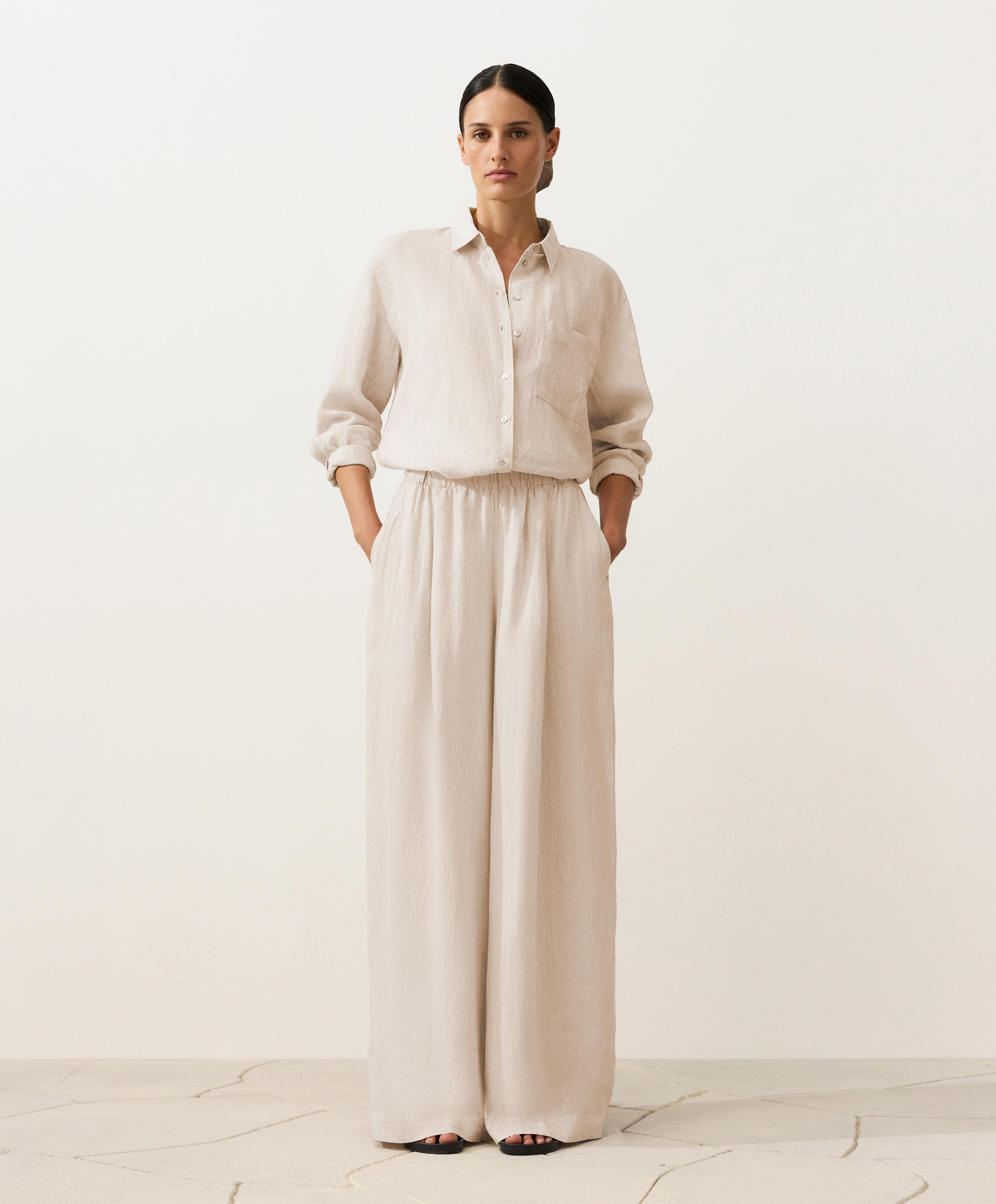 Chemise relaxed 100 % lin Chemise relaxed 100 % lin