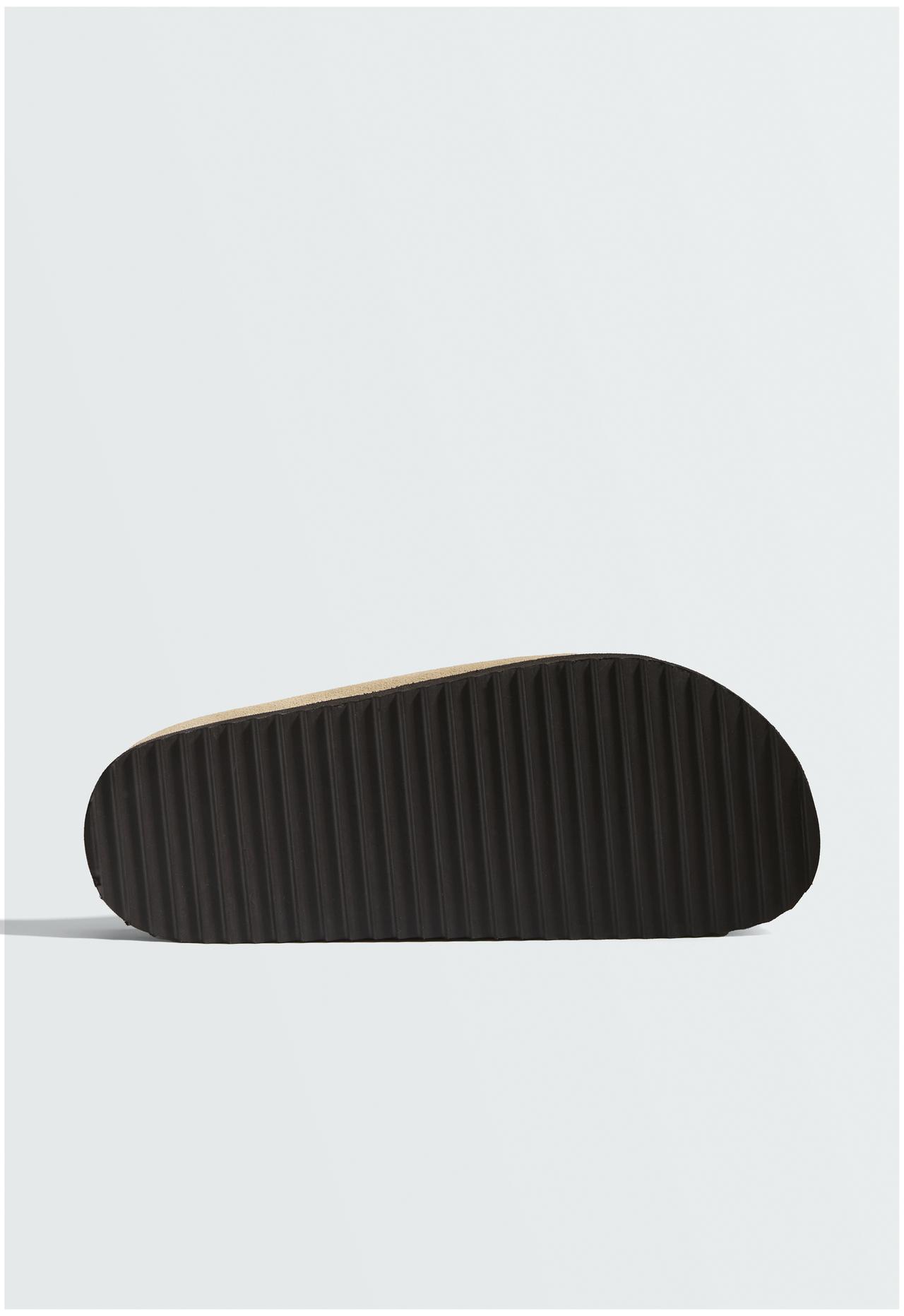 Suede mules — SAND