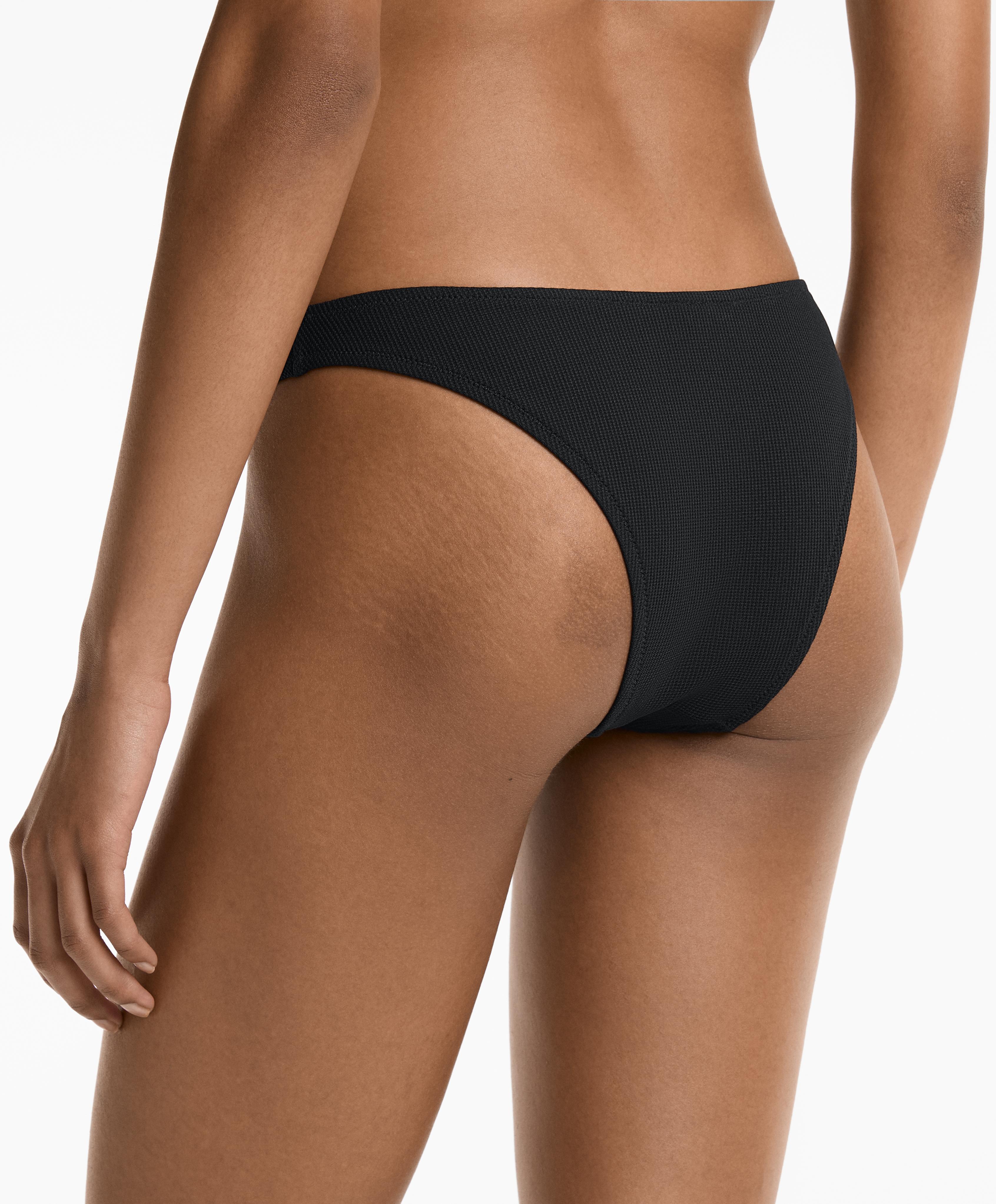 U-cut piqué medium-coverage bikini bottoms U-cut piqué medium-coverage bikini bottoms