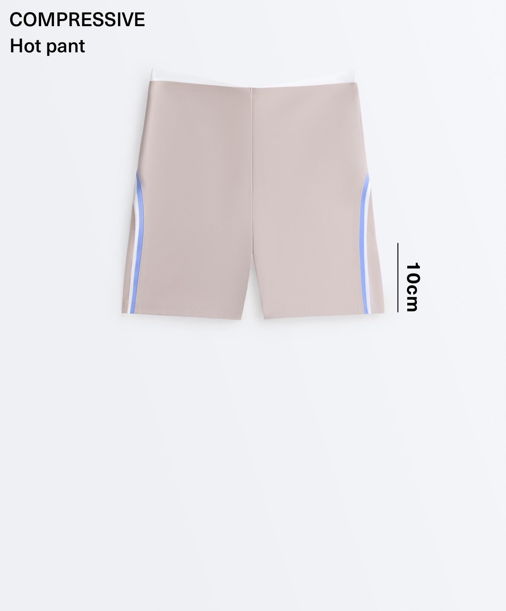 High rise Compressive 10 cm kontrast hot pant High rise Compressive 10 cm kontrast hot pant