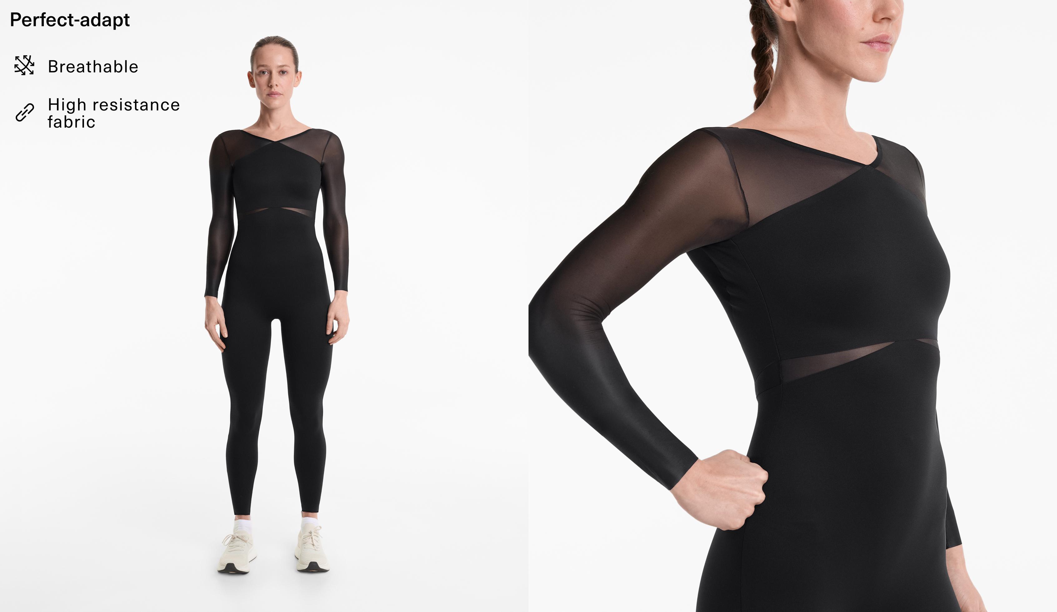 Mesh Perfect-Adapt long jumpsuit - Sale