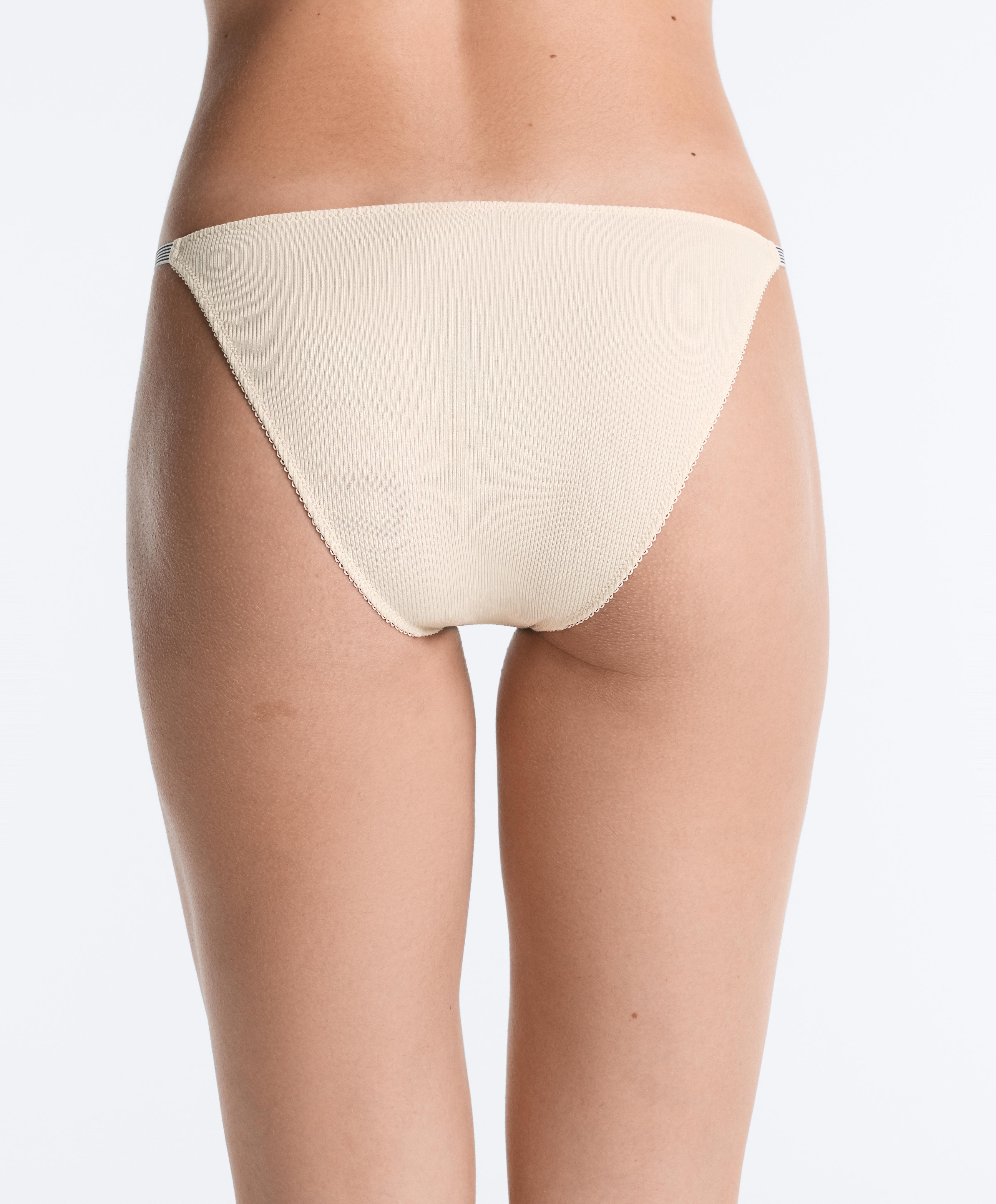 3 rib cotton classic briefs — LIME GREEN