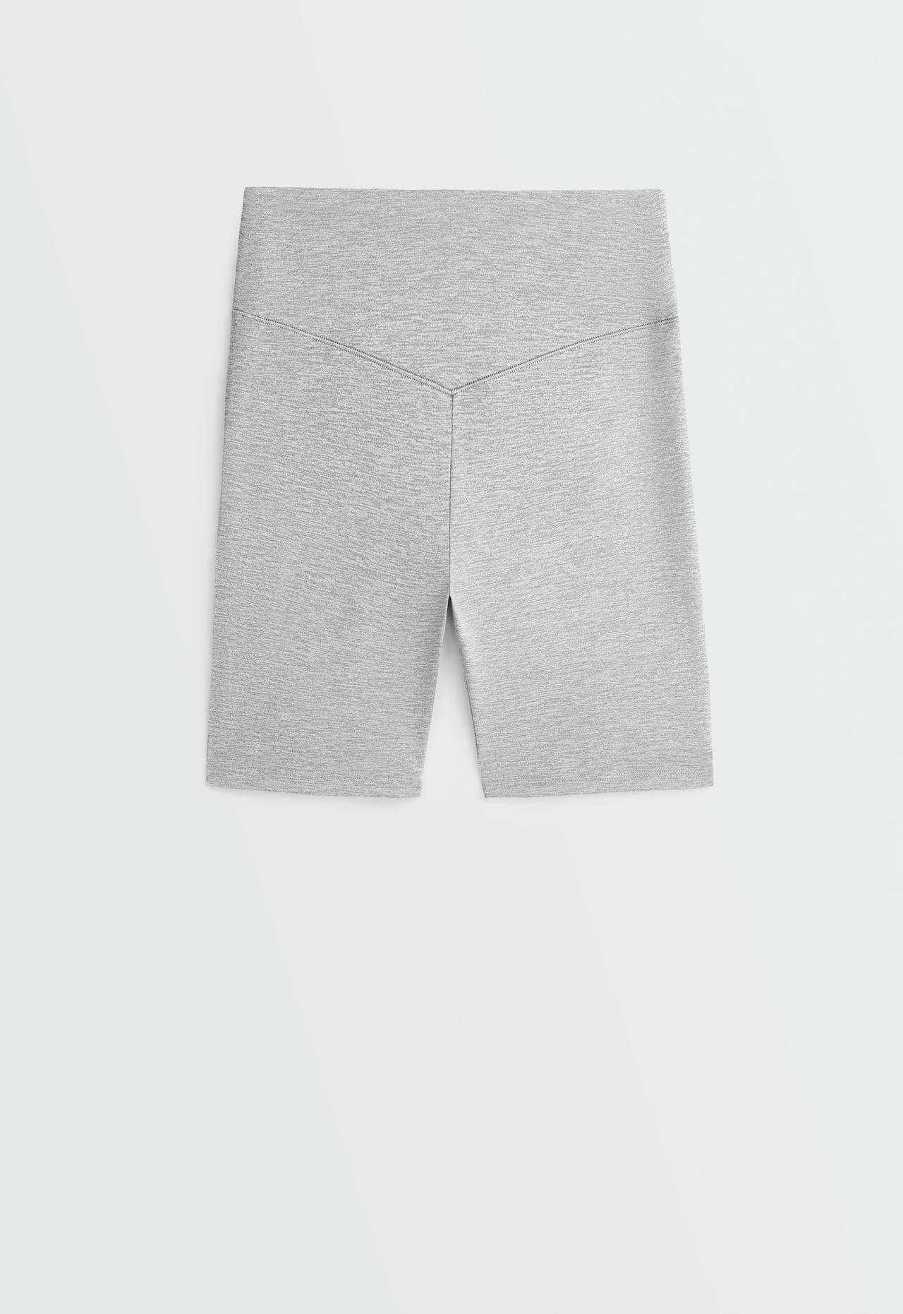 leggings biker high rise evermove 20 cm — MID-GREY MELANGE
