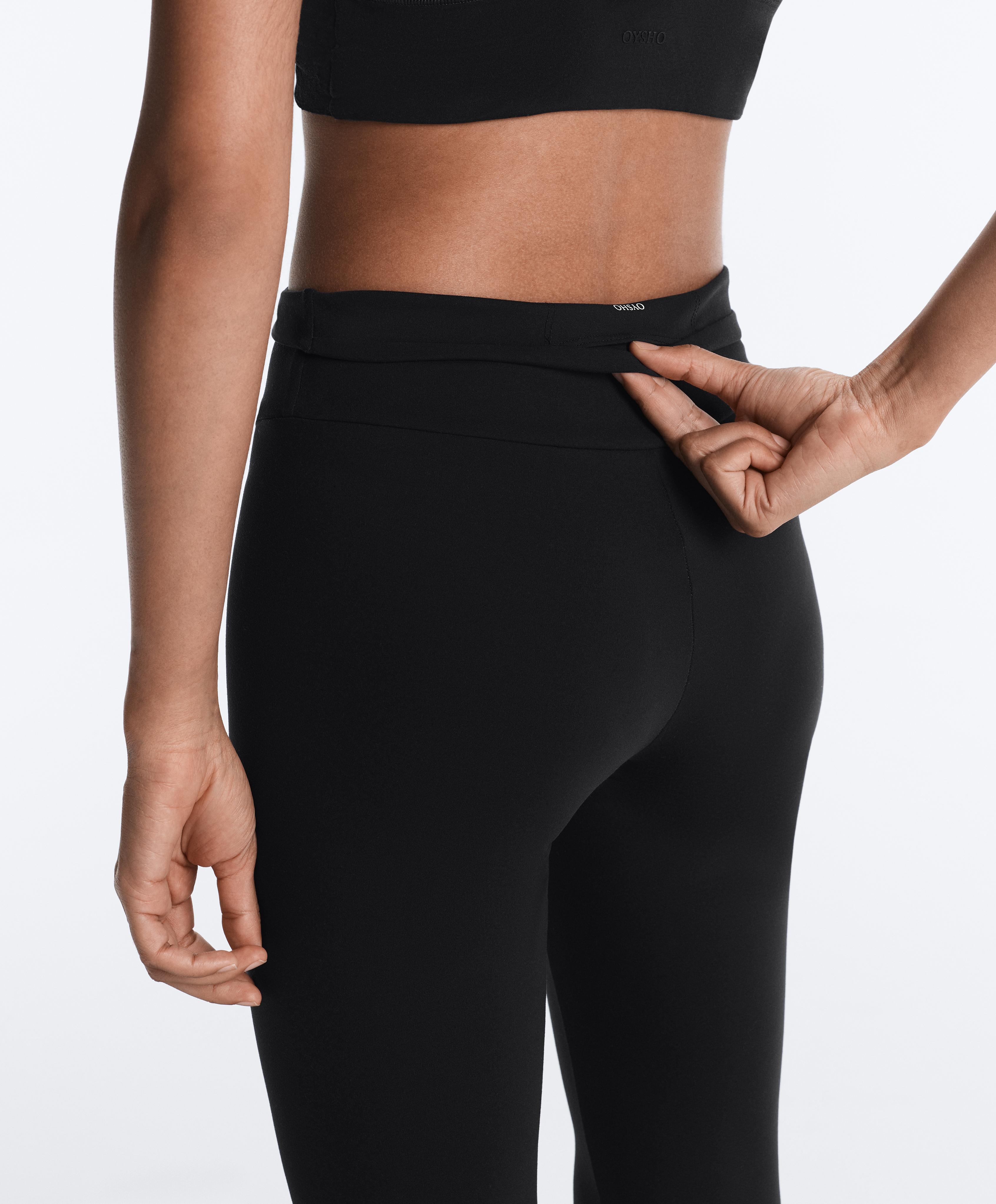 Comfortlux super-high-rise 50cm capri leggings — BLACK