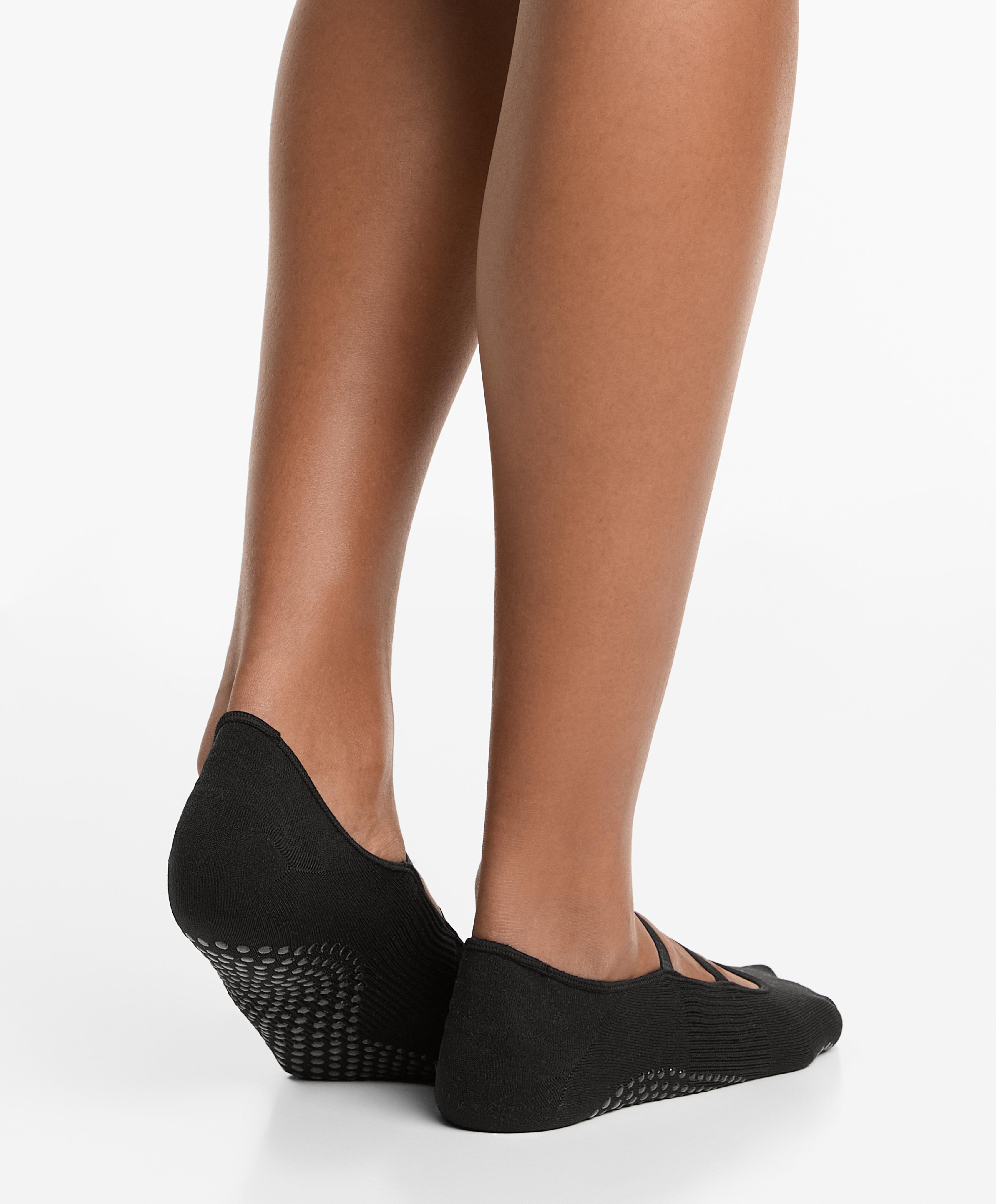 2 pairs of polyamide blend yoga and Pilates socks with parallel straps - Sale 2 pairs of polyamide blend yoga and Pilates socks with parallel straps - Sale