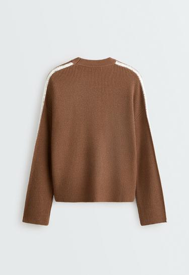 20% wool knit jumper piping — EARTH 6