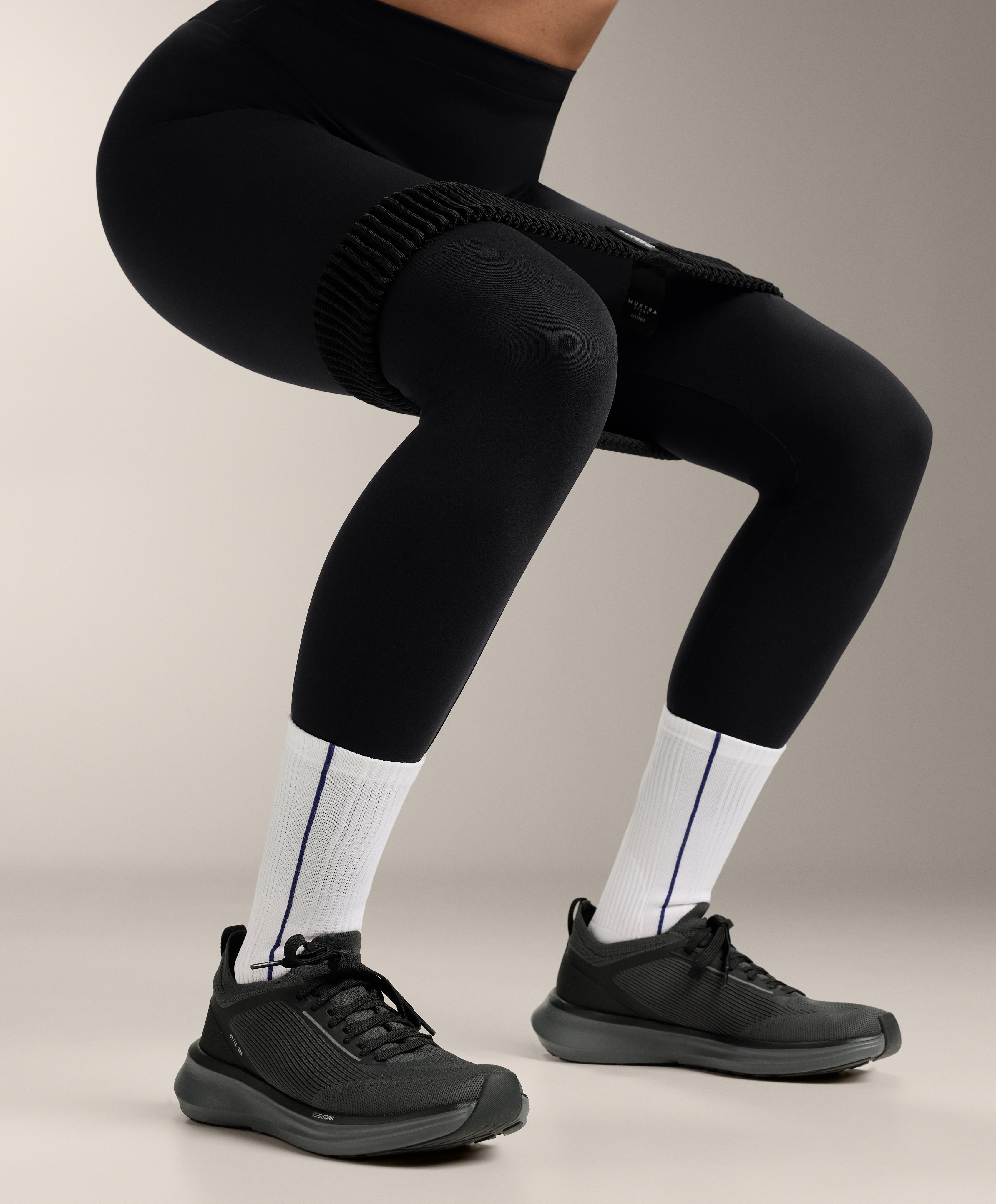 3 pairs of Classic polyamide blend sports socks — LIME