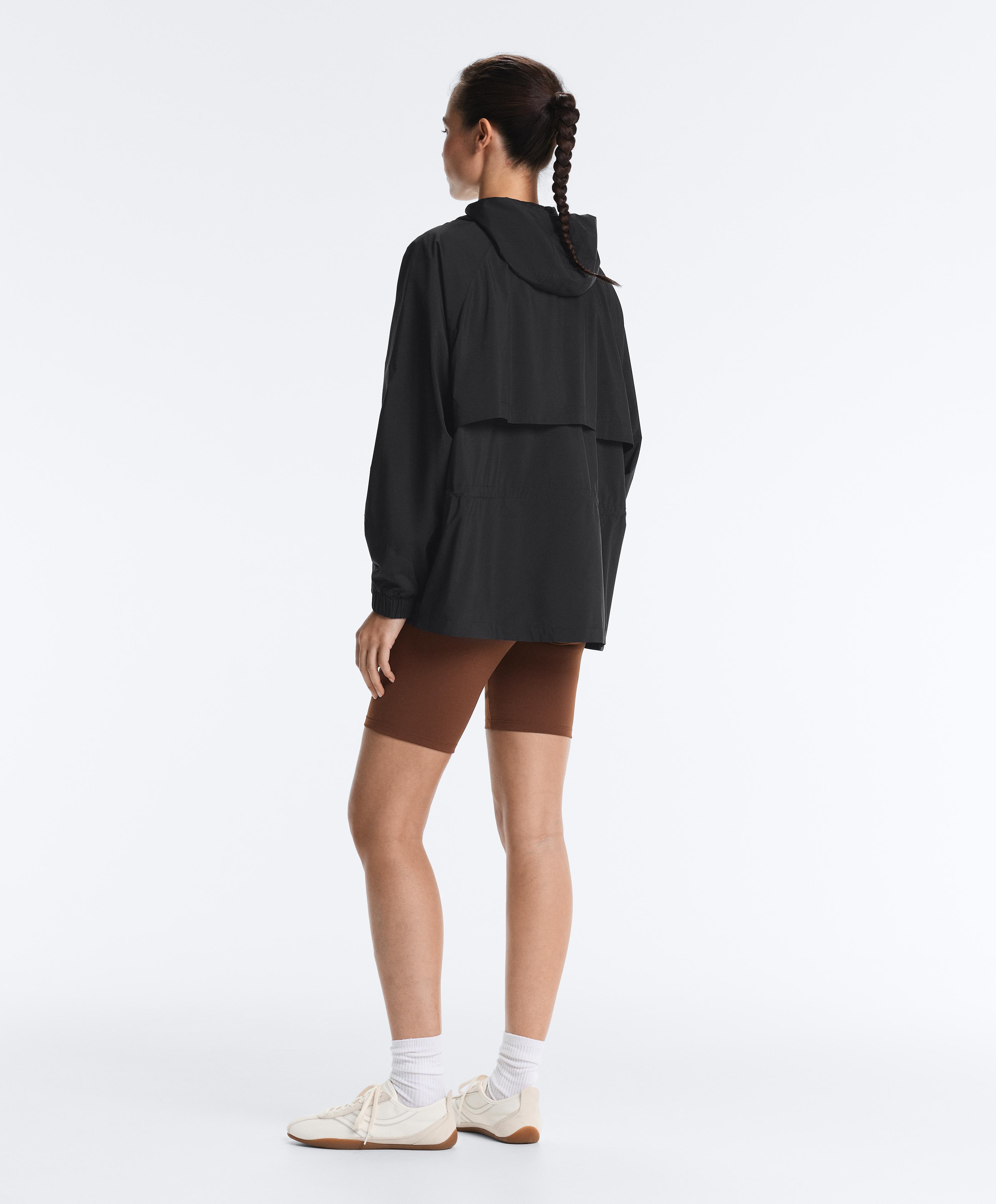 Water-repellent jacket — BLACK
