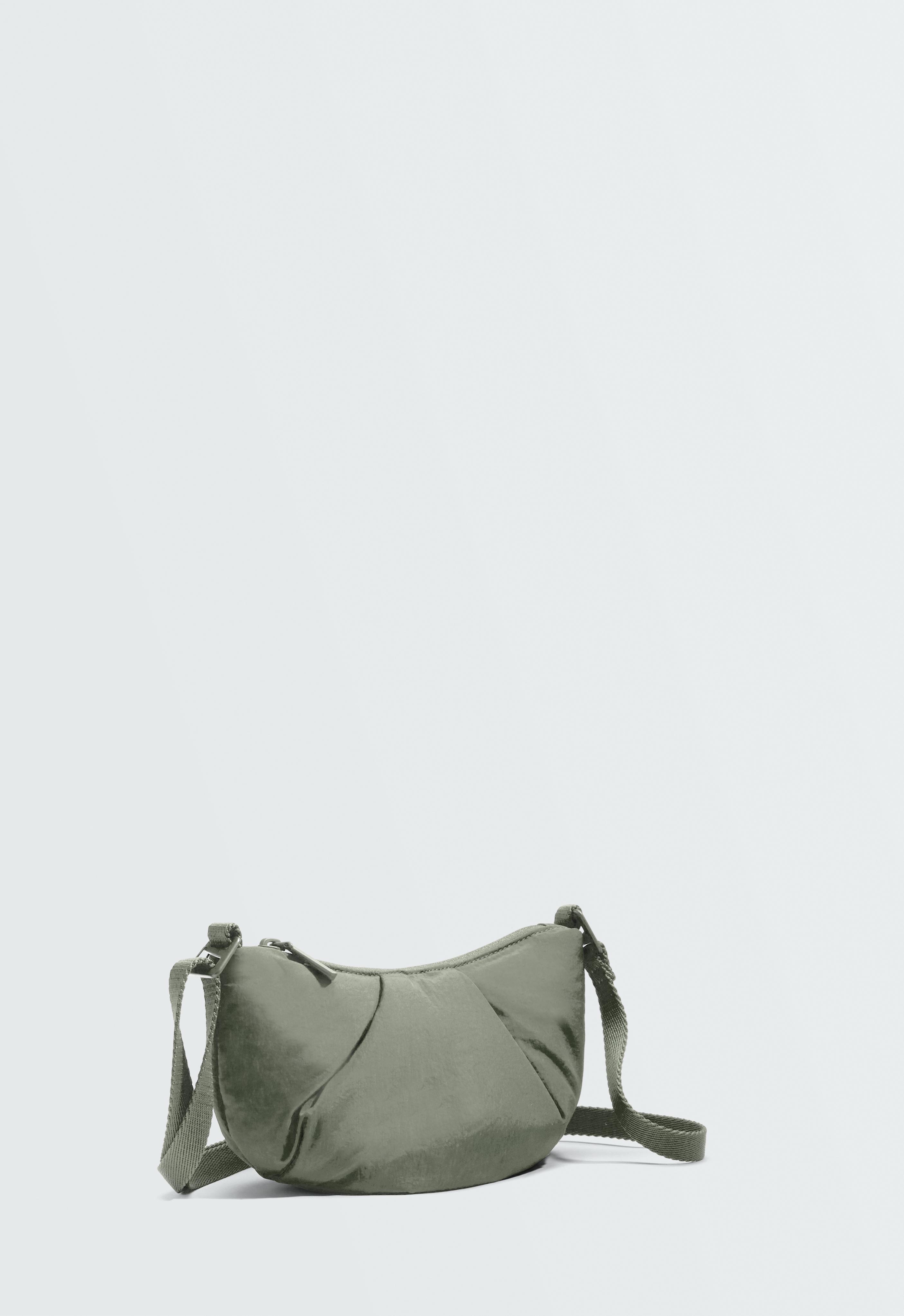 Mini quilted crossbody bag — KHAKI