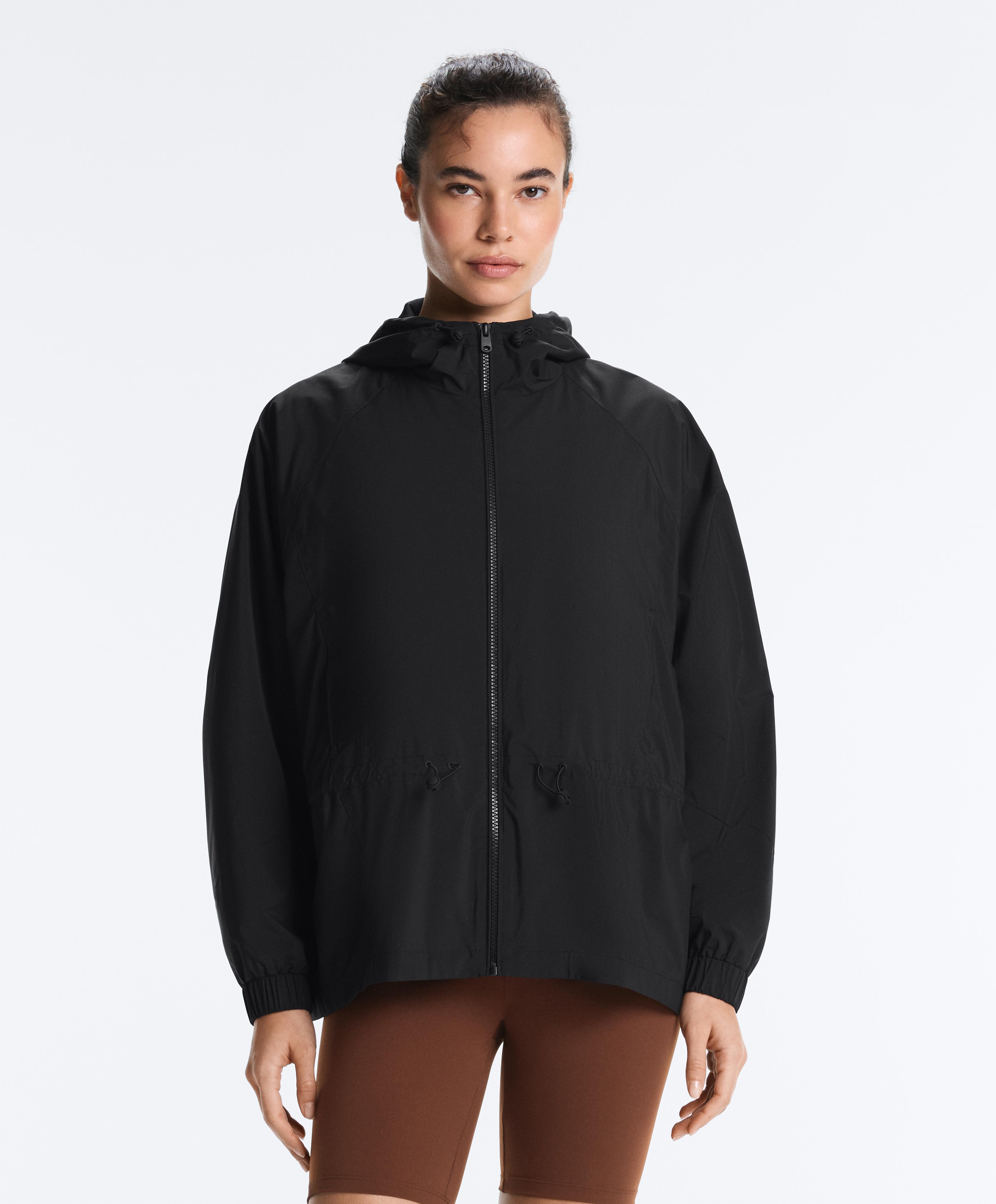 Water-repellent jacket — BLACK