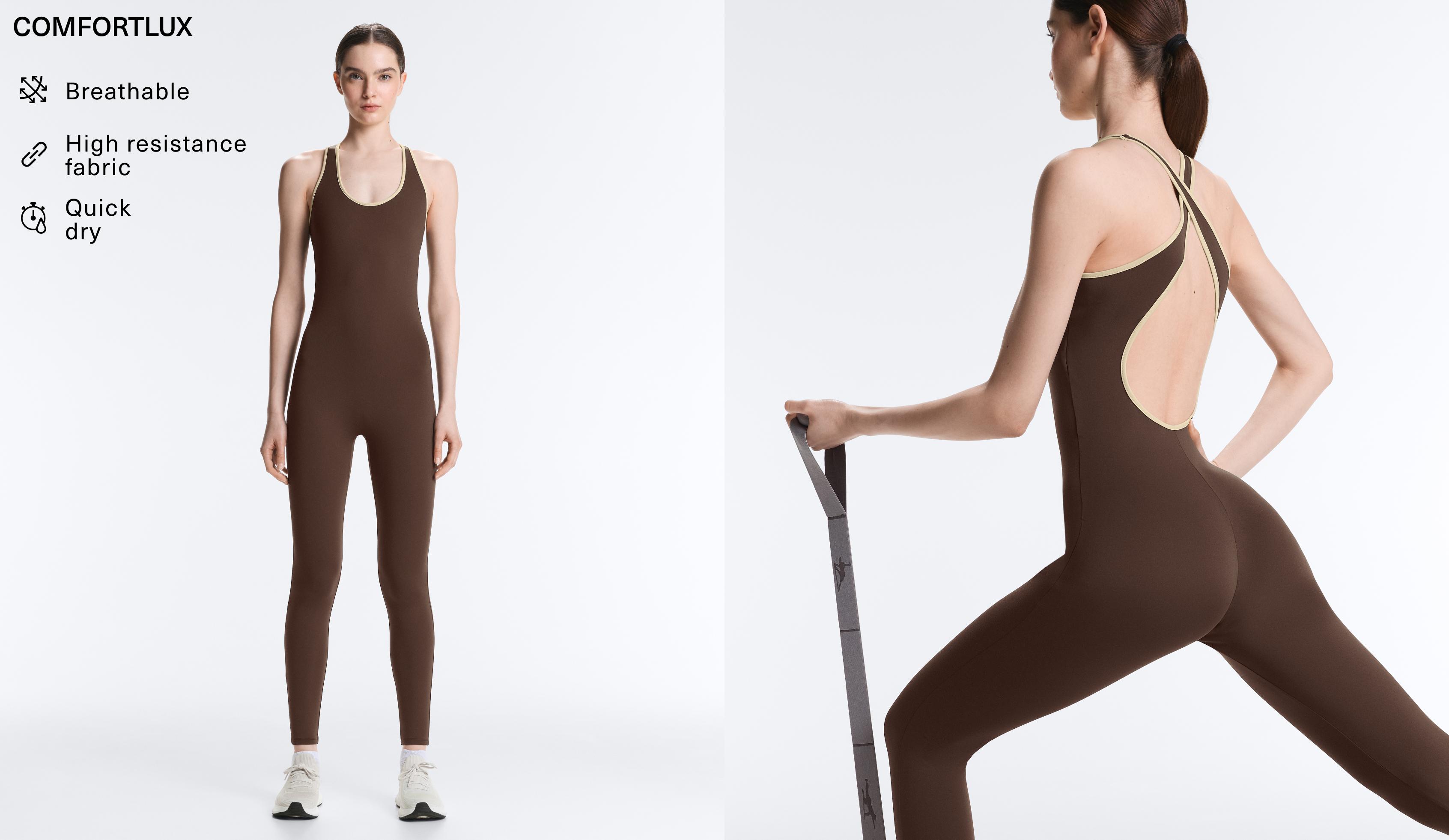 Comfortlux Piping long jumpsuit