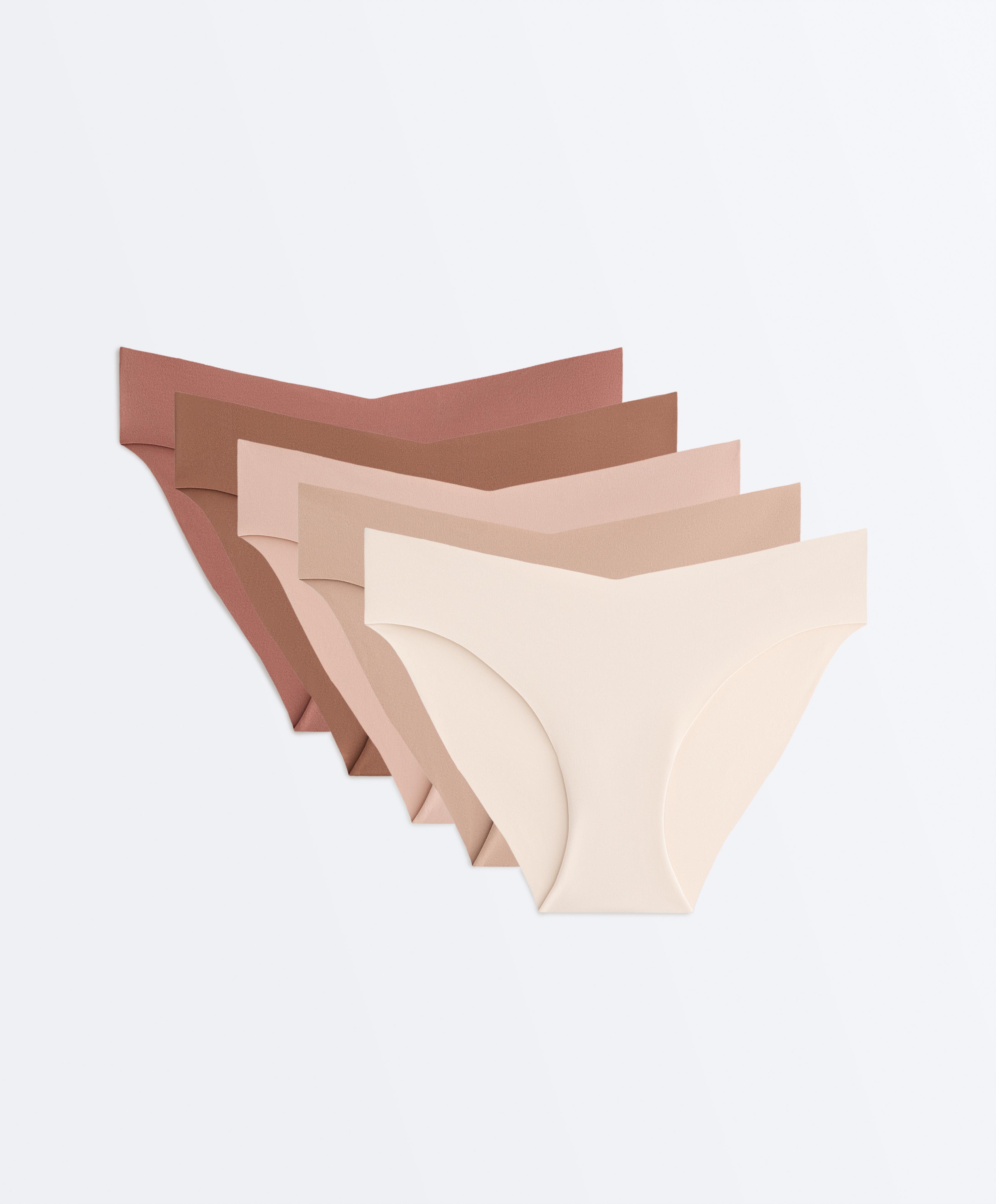 5 PANTONE™ invisible polyamide blend V-cut classic briefs 5 PANTONE™ invisible polyamide blend V-cut classic briefs