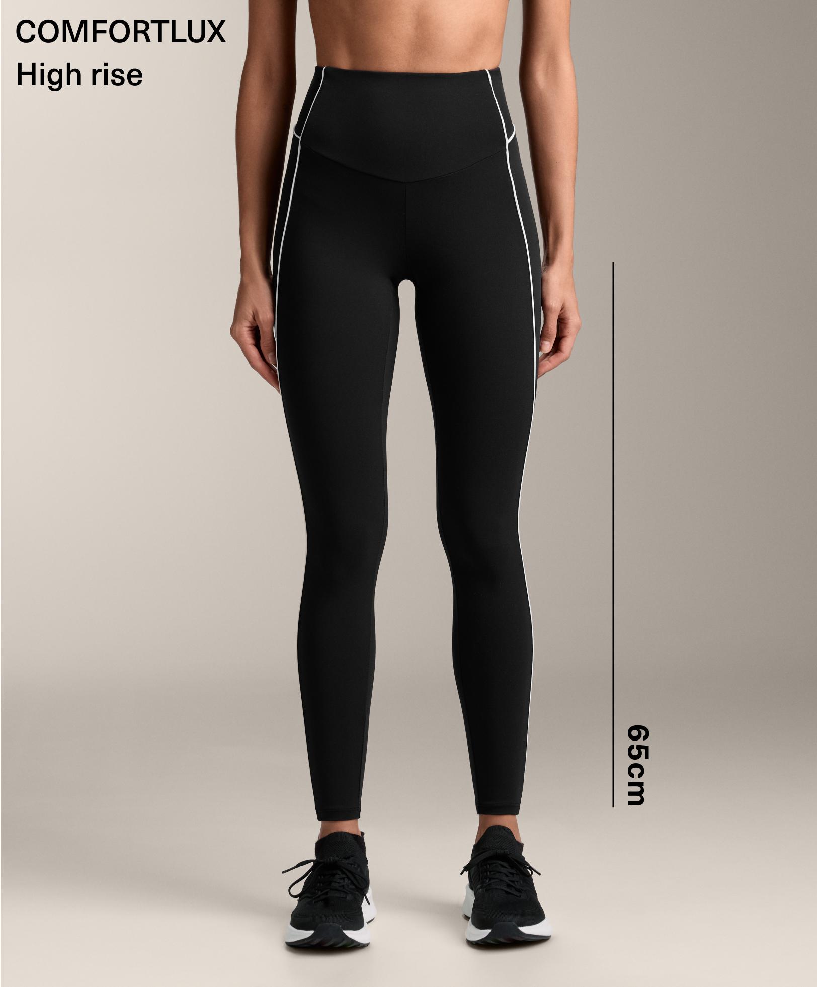 Comfortlux high-rise piping 65 cm ankle-length leggings Comfortlux high-rise piping 65 cm ankle-length leggings