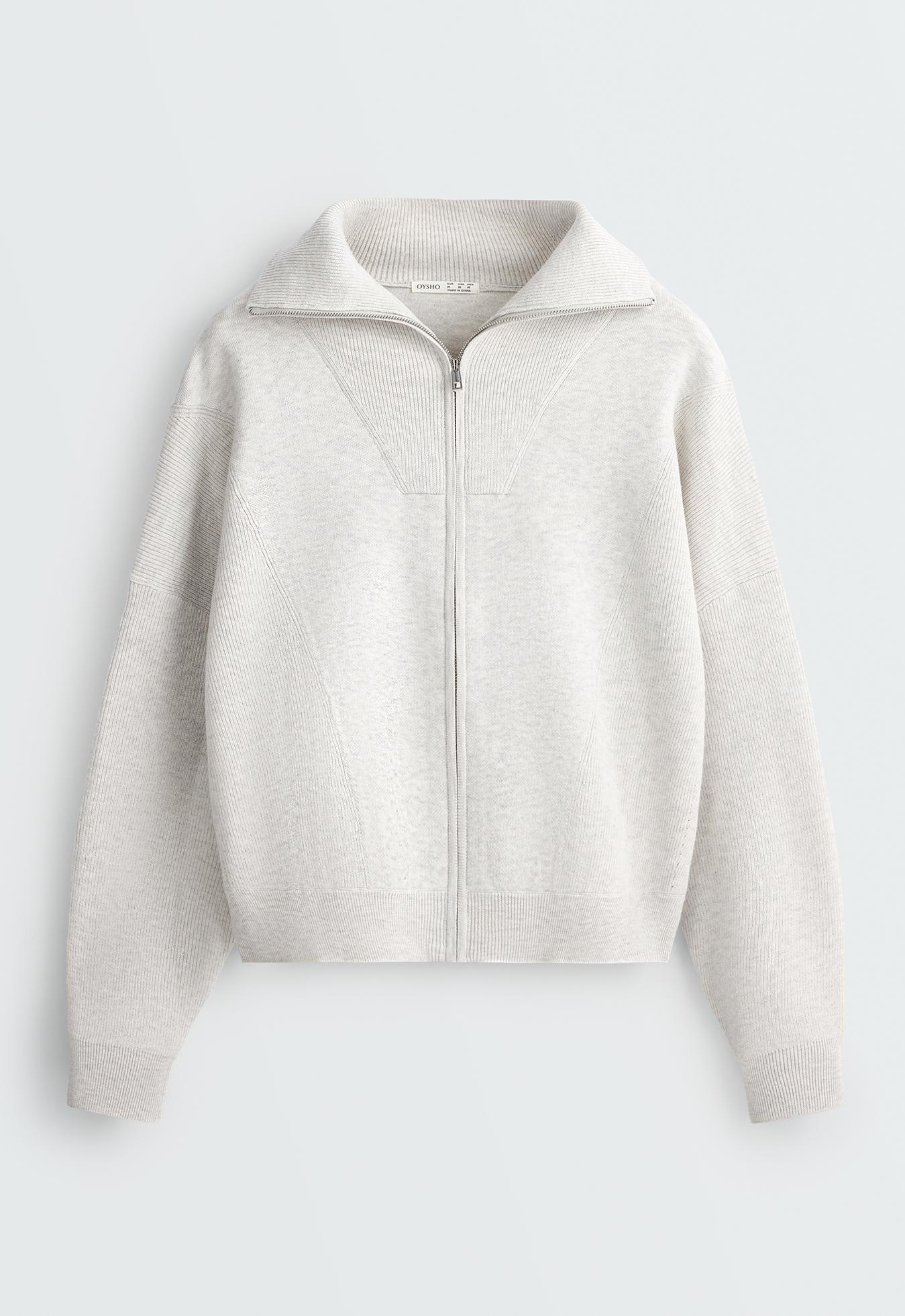 Ribbed knit jacket — ICE                  