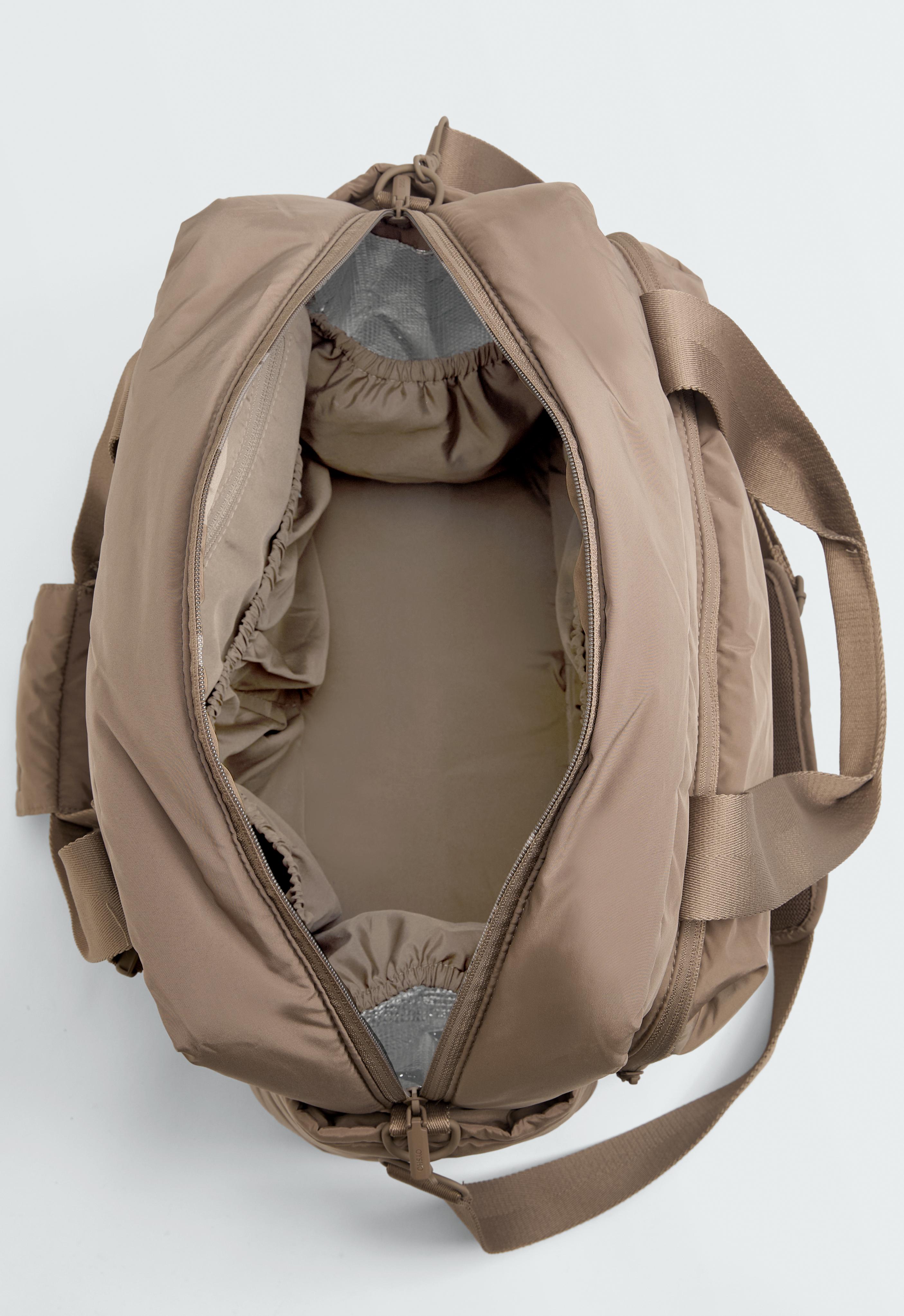 Maxi maternity bag — TOASTED BROWN