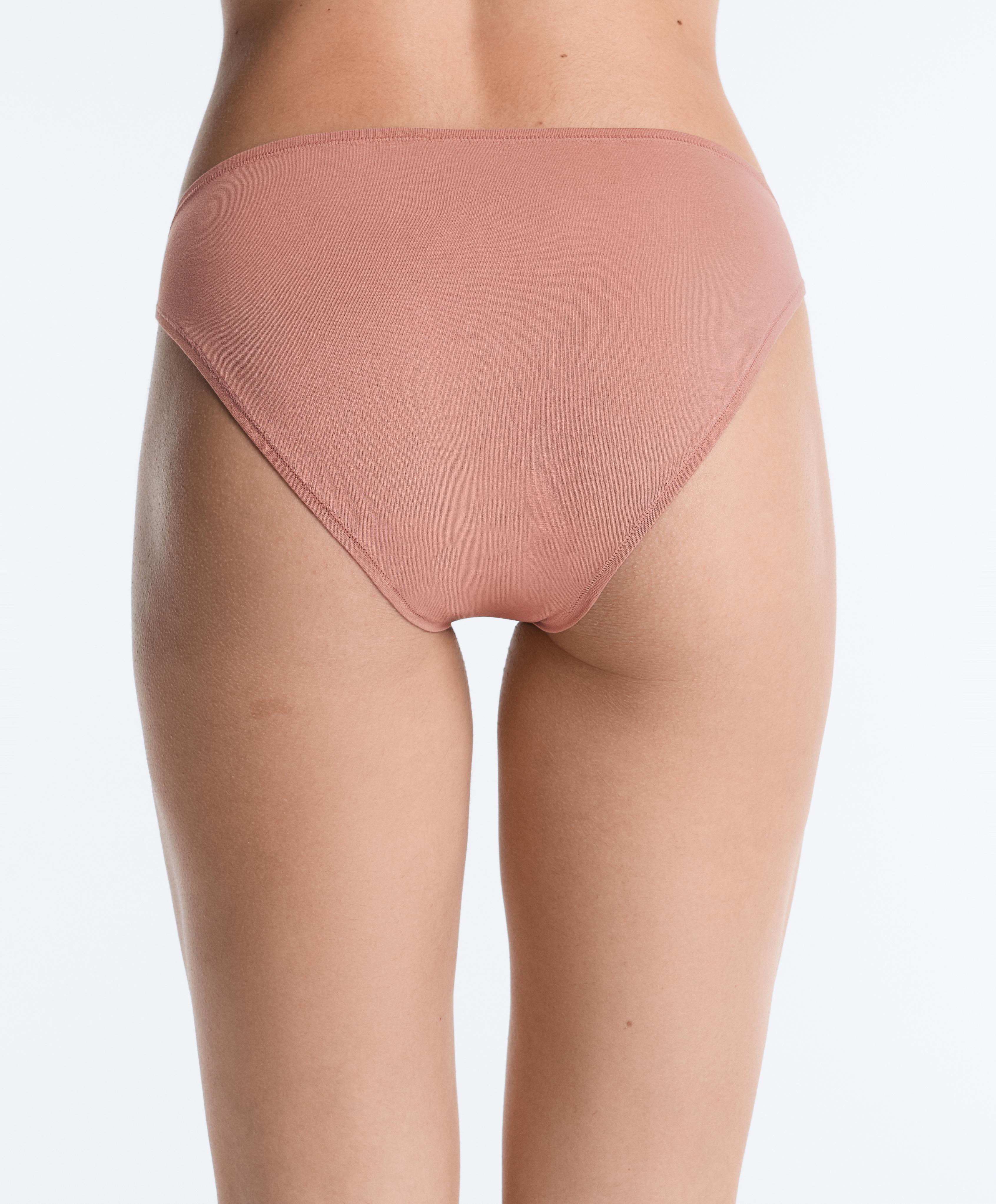 5 cotton blend classic briefs — ROSETTE BLUSH