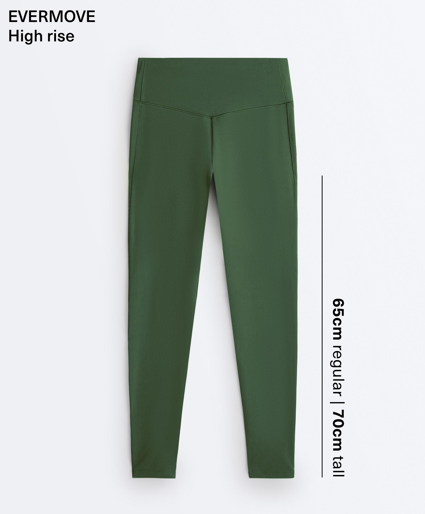 Evermove high-rise ankle-length leggings — GREEN