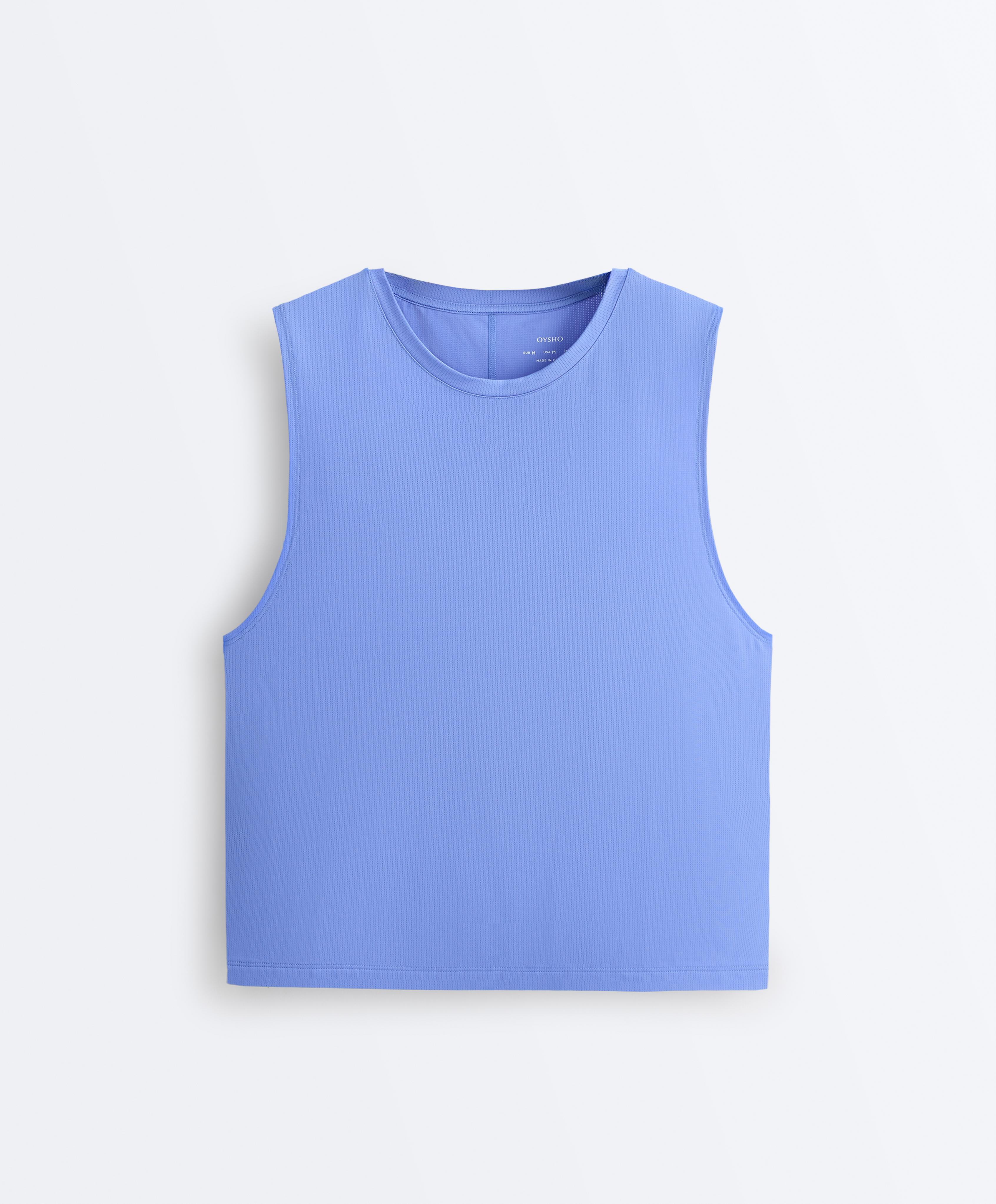 Technical sleeveless T-shirt — LAVENDER
