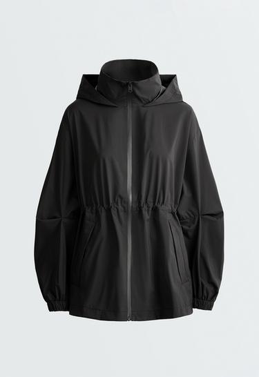 Super extra lightweight 10k packable waterproof jacket — BLACK 7