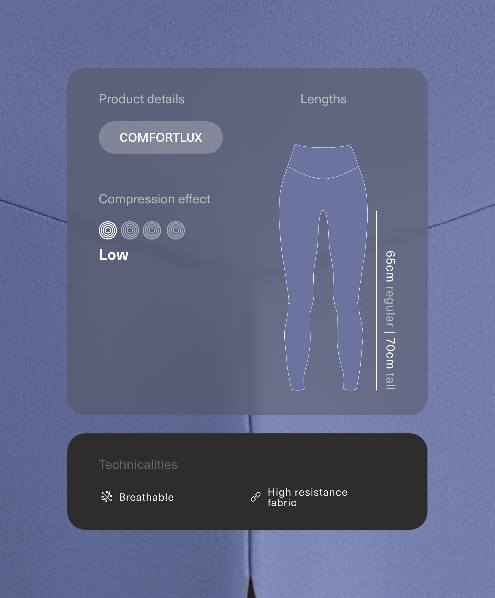 Comfortlux high-rise ankle-length leggings Comfortlux high-rise ankle-length leggings