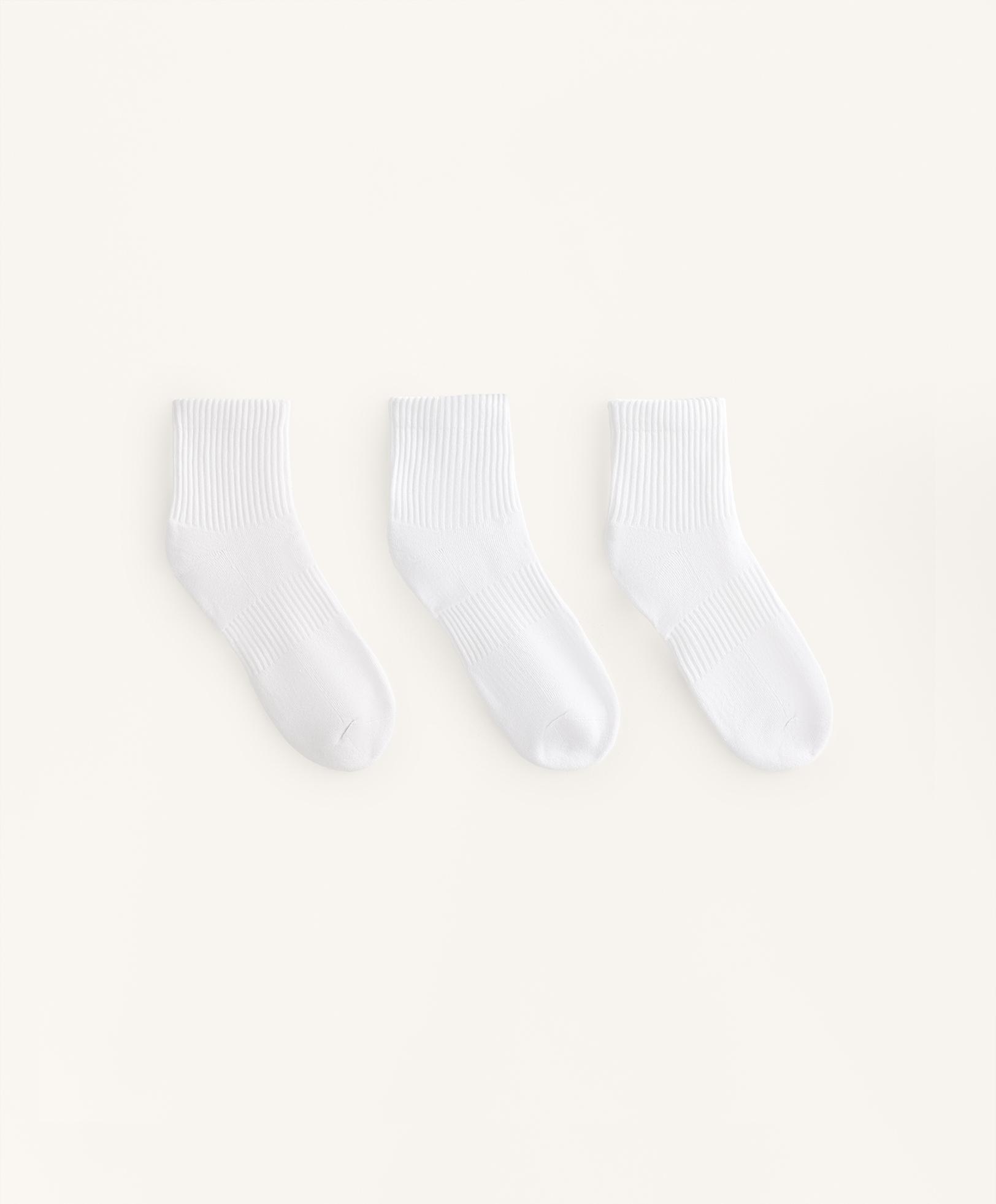 3 أزواج جوارب رياضية ربع ممزوجة بالقطن
