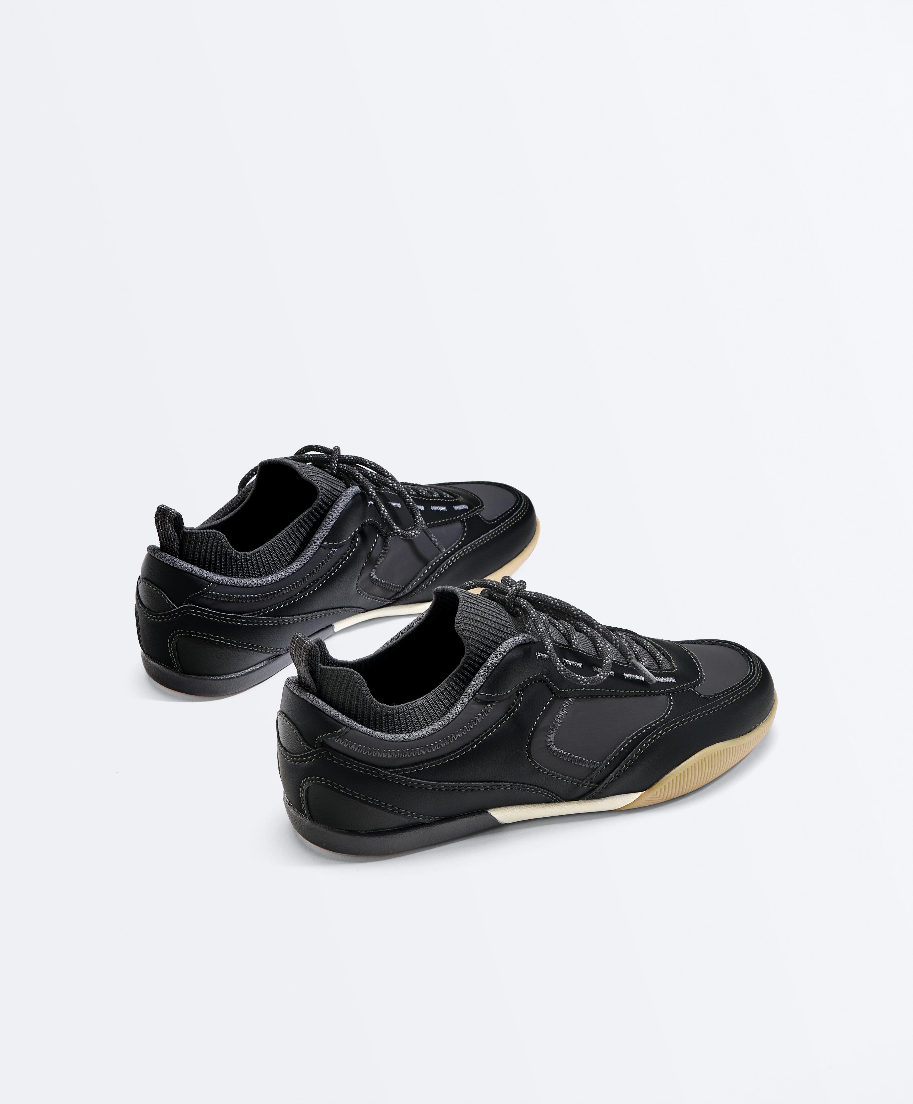 Sock-style trainers — BLACK