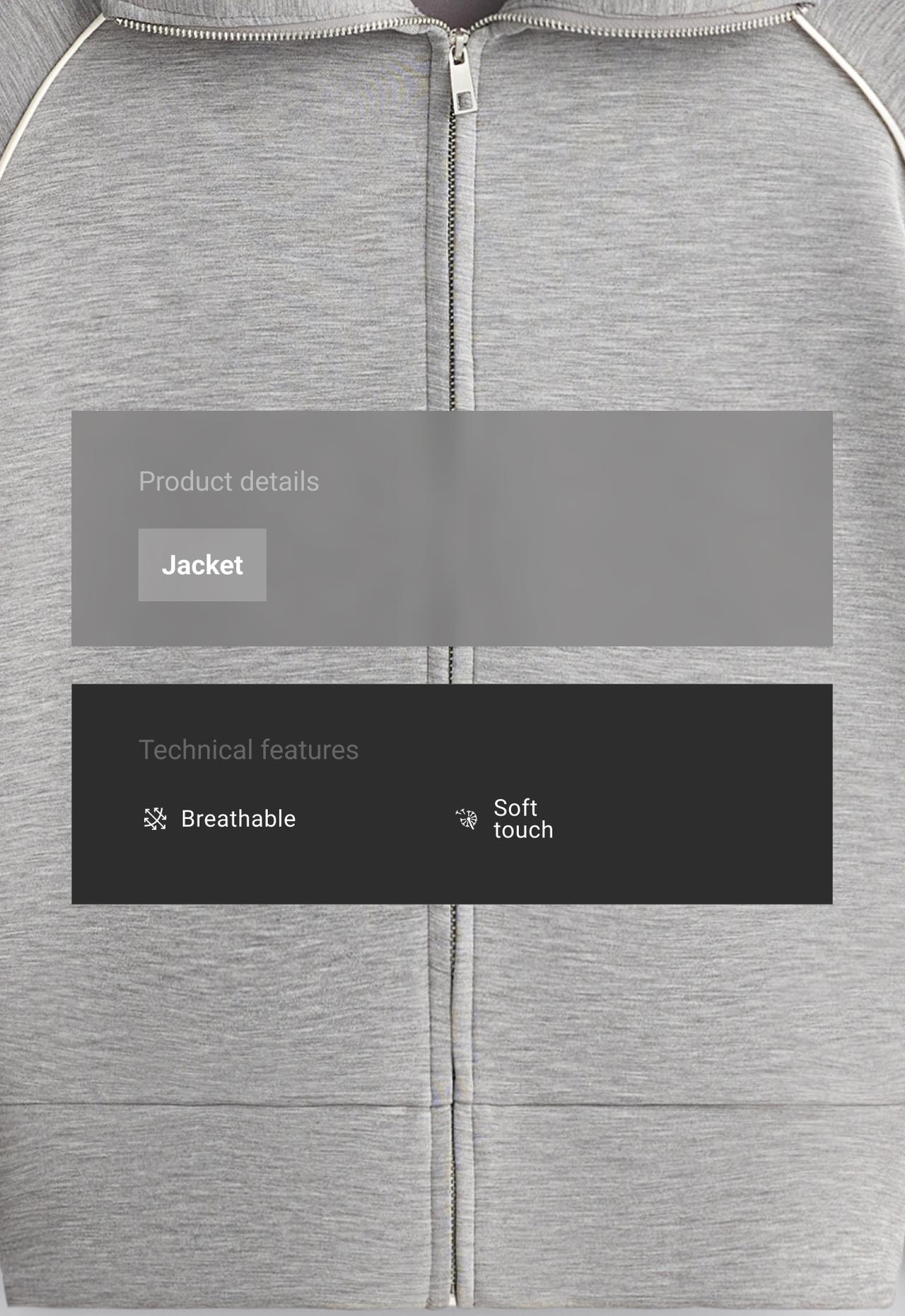 Boxy jacket with modal — MARL