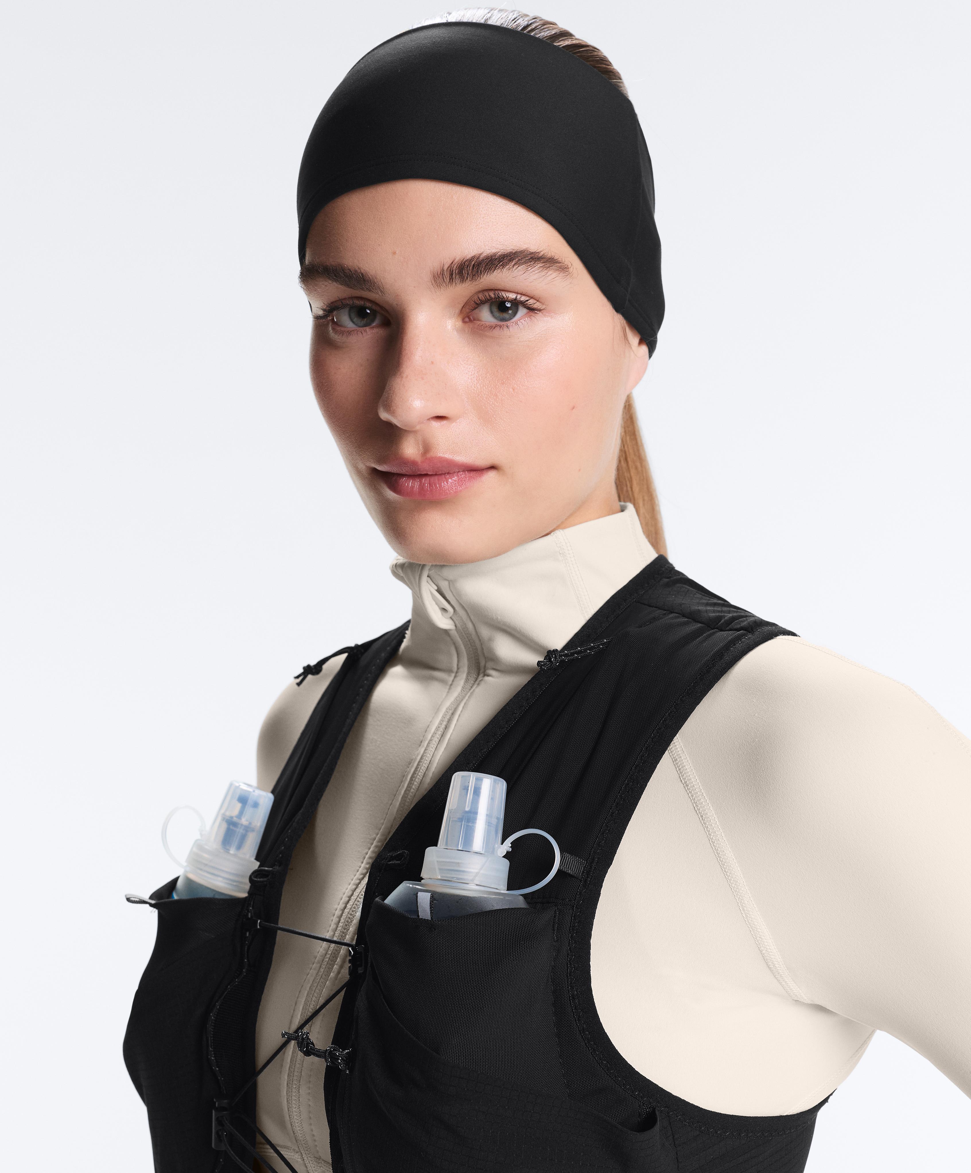 9 cm sports headband — BLACK