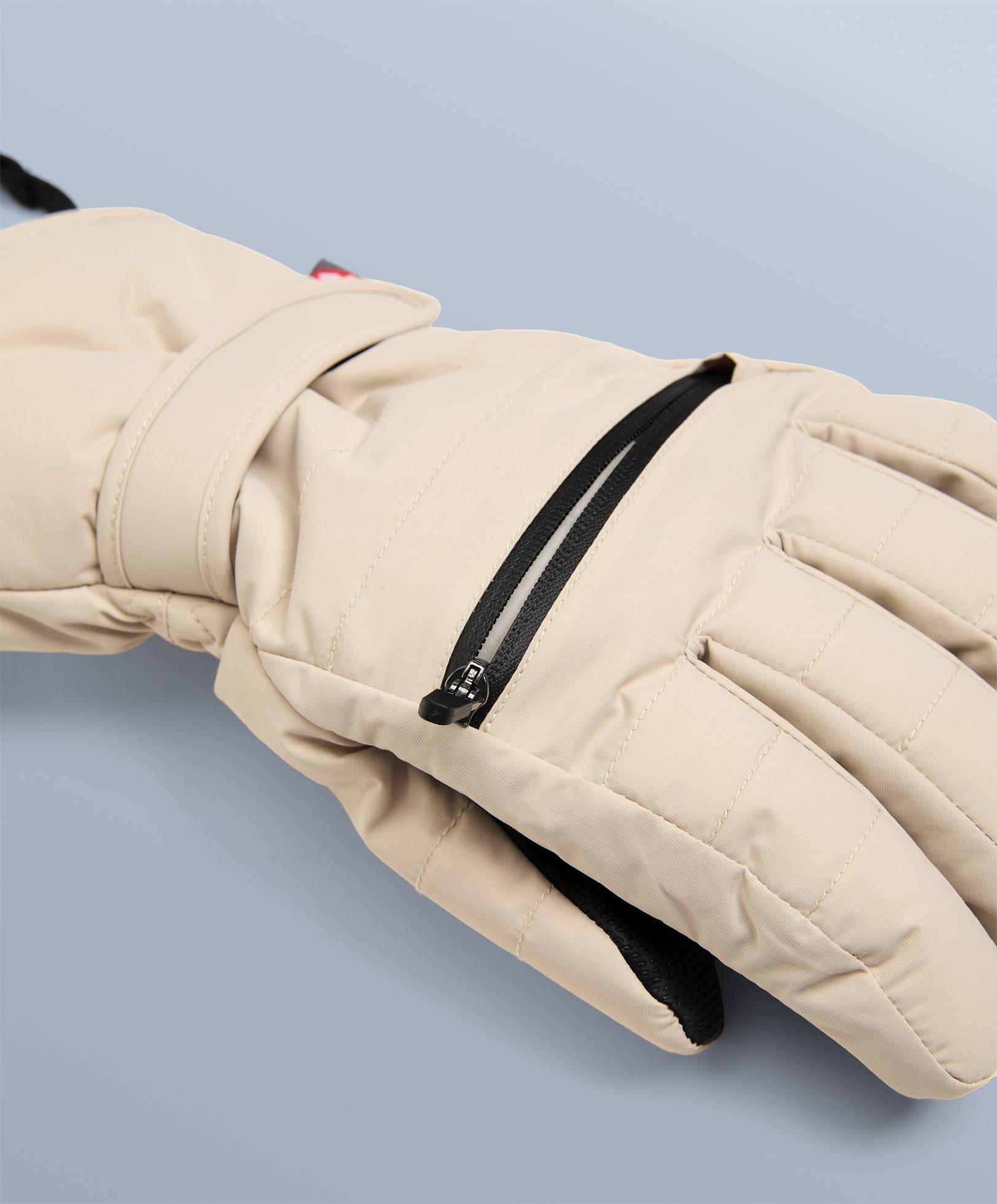 Technical SKI Primaloft® Gloves — ECRU