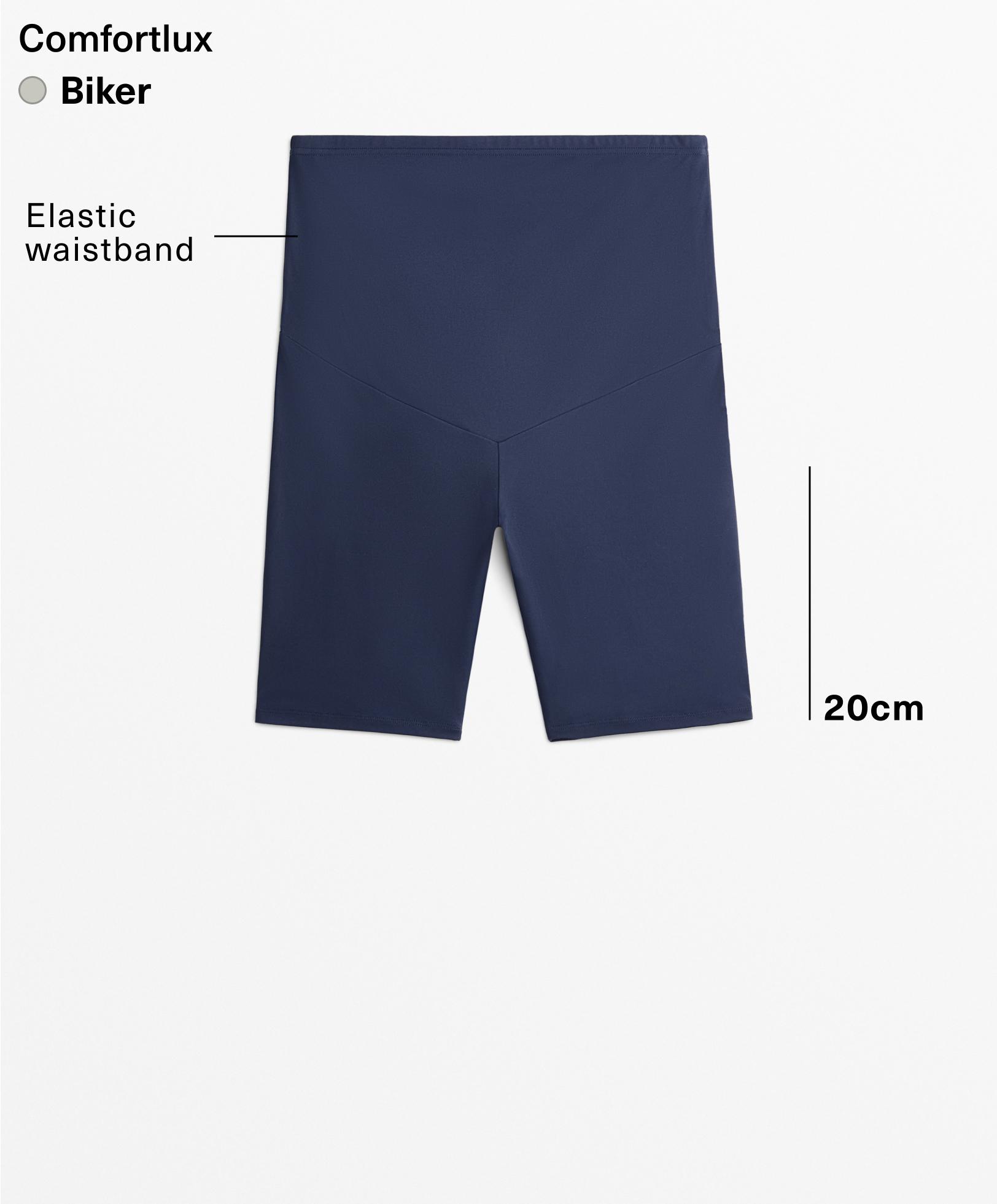 Leggings ciclista comfortlux premamá 20 cm