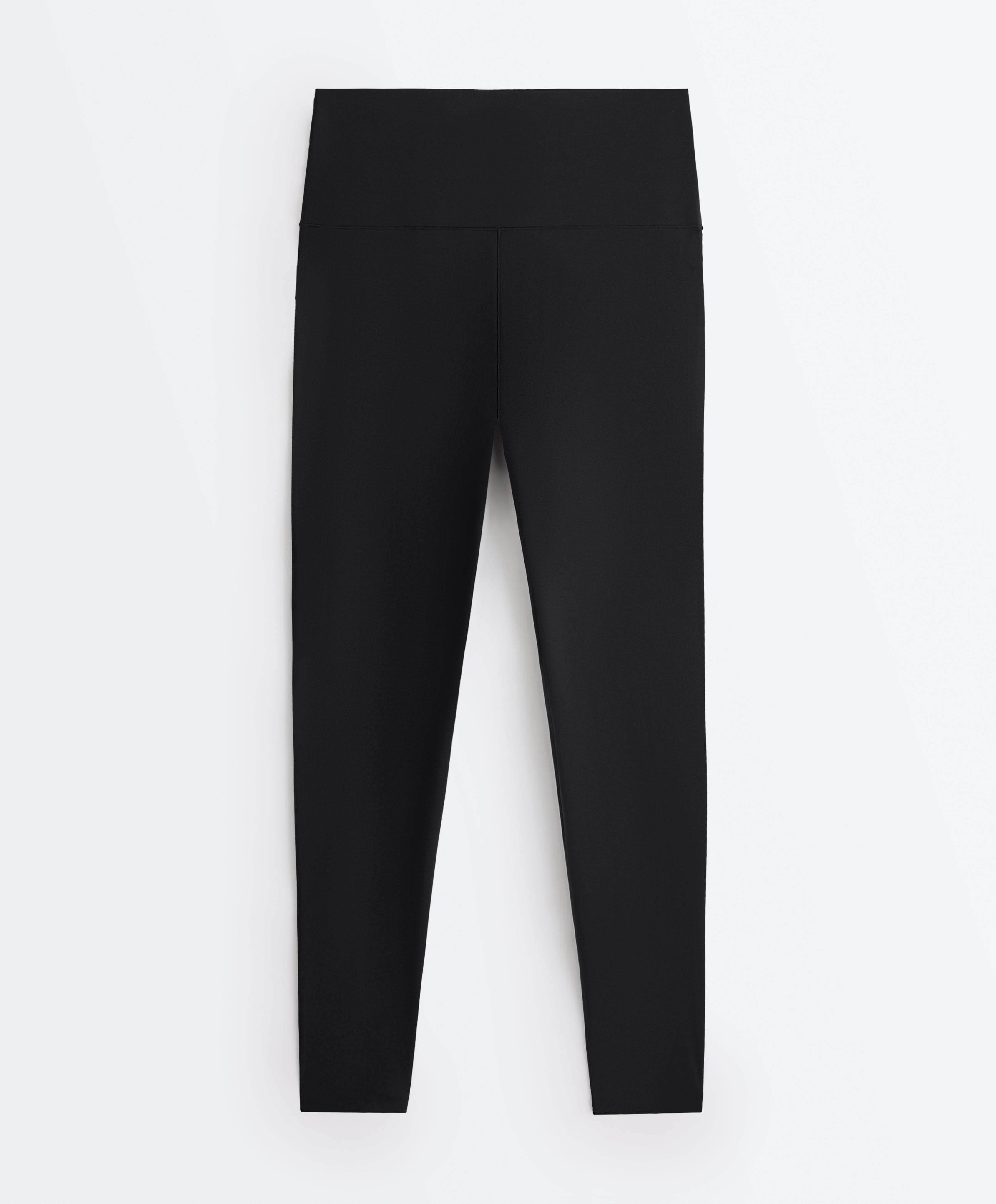 Perfect-adapt high-rise ankle-length leggings — BLACK