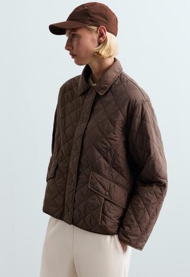 FELLEX® AEROGEL midi boxy padded jacket — MOCHA 3
