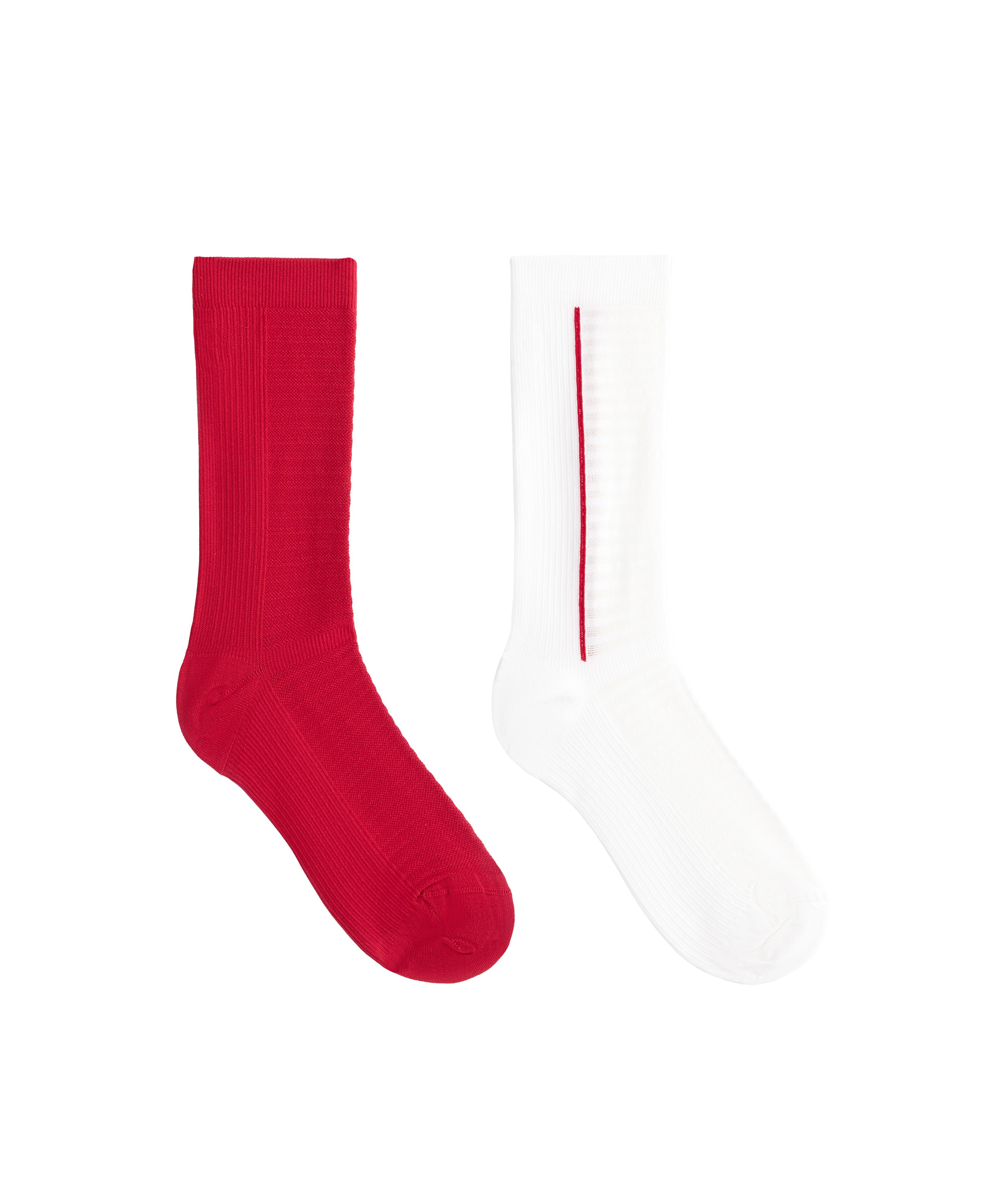 2 pairs of classic polyamide blend sports socks — STRONG RED
