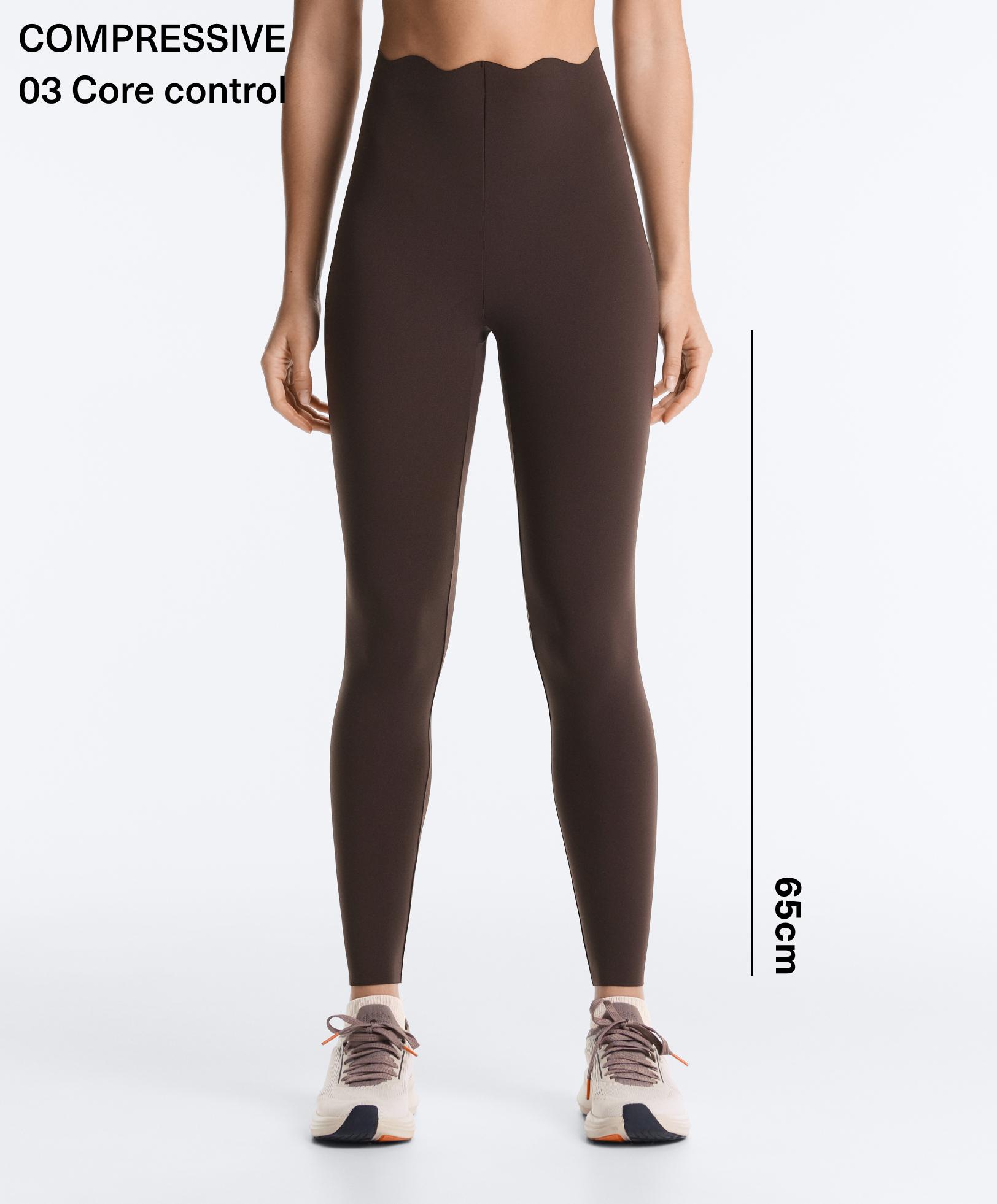 Leggings tobillero high rise Compressive core control ondulado Leggings tobillero high rise Compressive core control ondulado