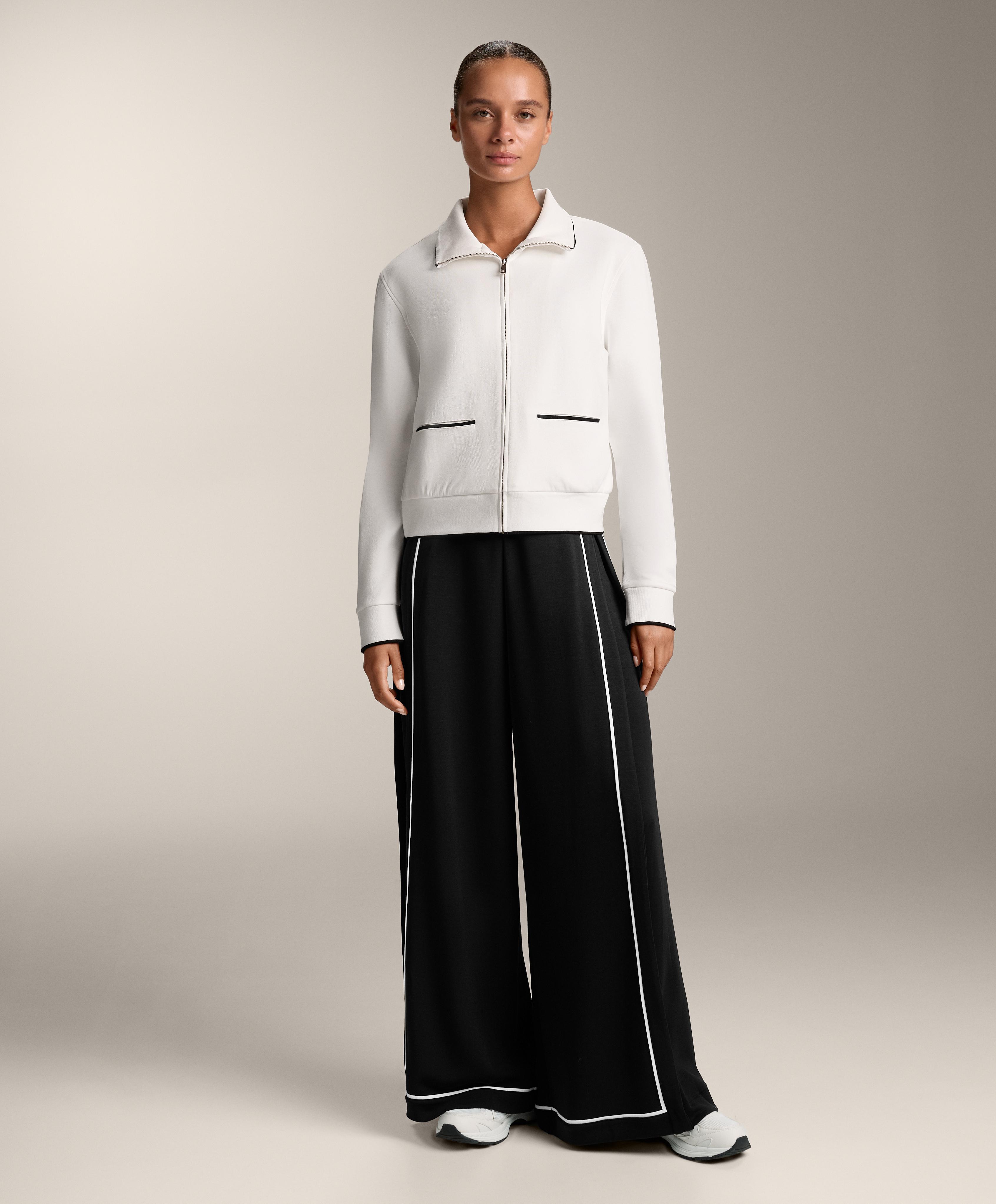 Chaqueta detalles a contraste mezcla algodón - Rebajas Chaqueta detalles a contraste mezcla algodón - Rebajas