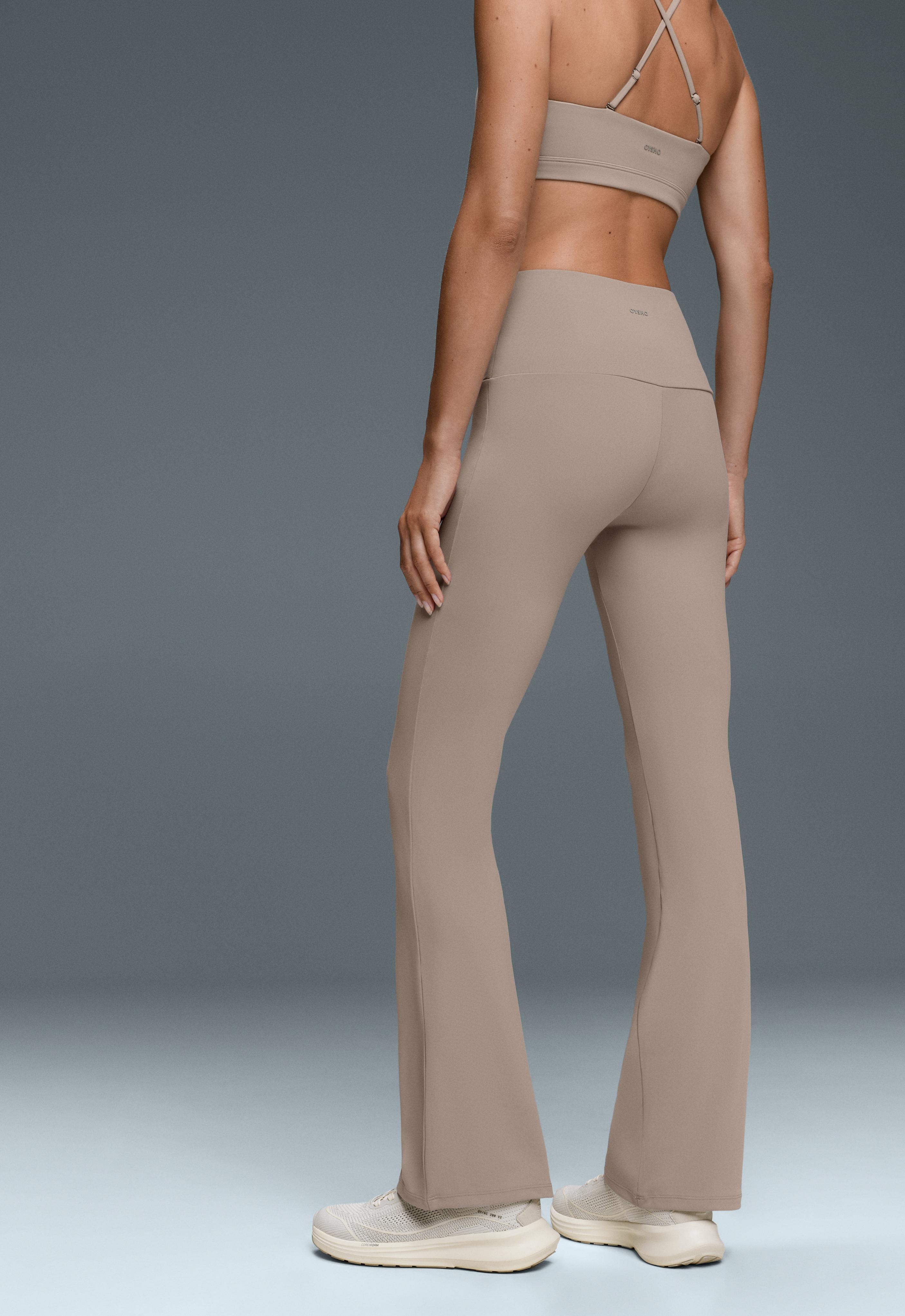 High-rise Comfortlux flare trousers