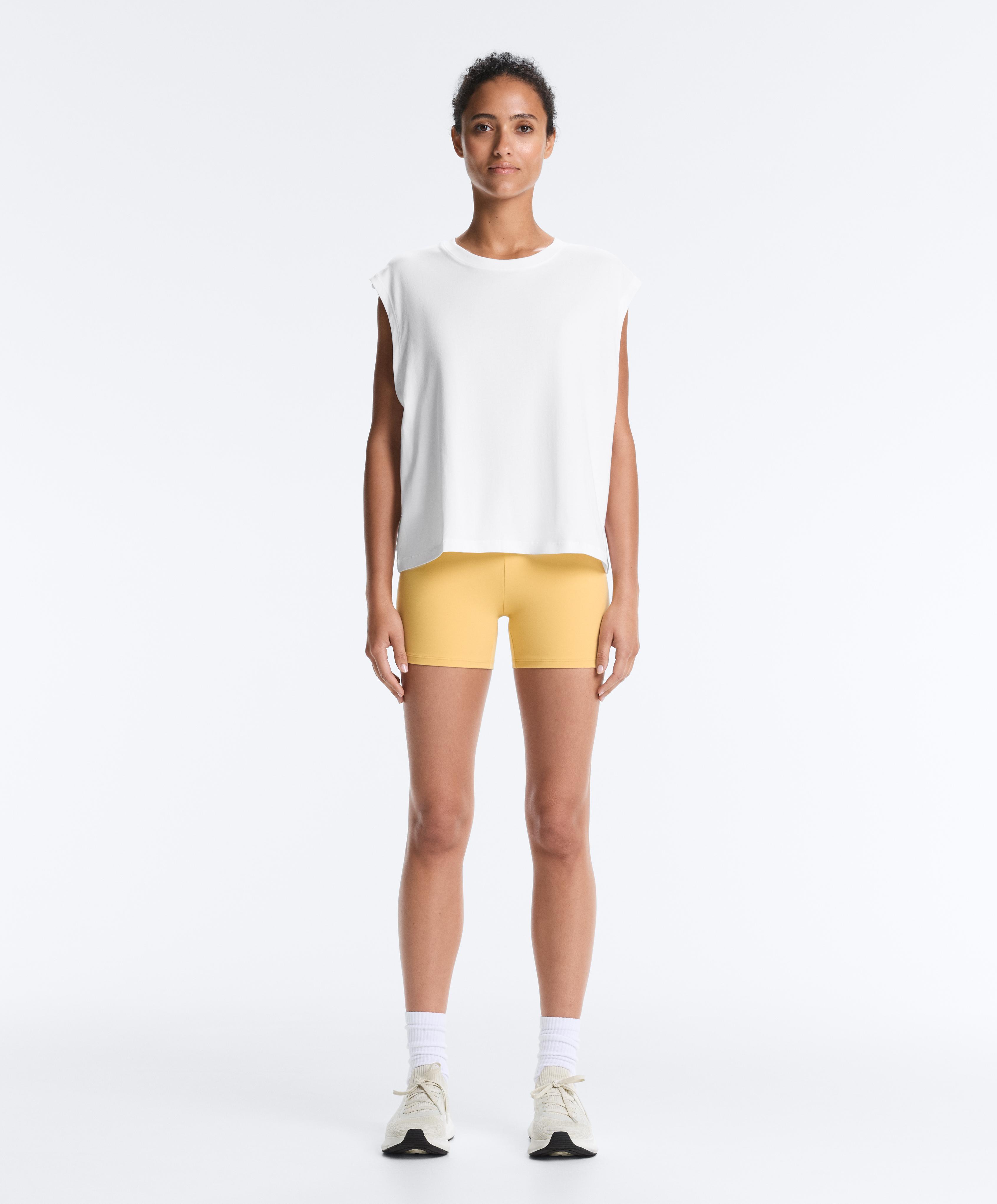 Ärmelloses Shirt aus Baumwollgemisch Ärmelloses Shirt aus Baumwollgemisch