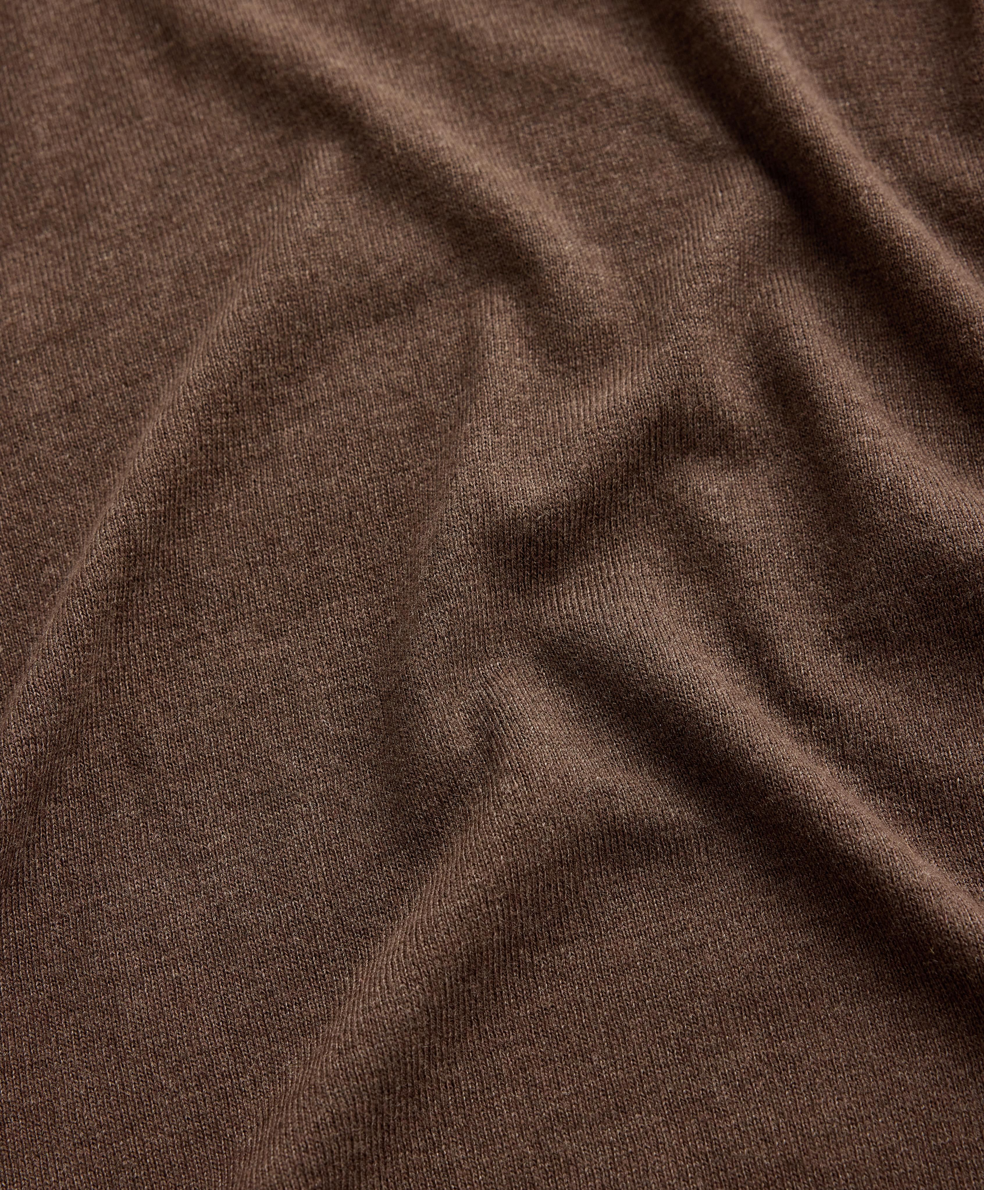 Maglia girocollo in maglia 10% cashmere