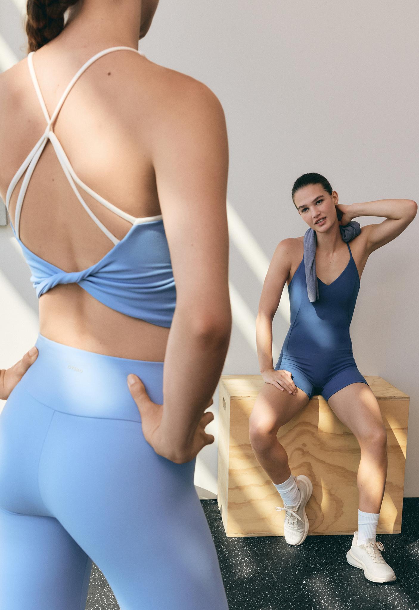 Comfortlux halter tank top with crossover straps