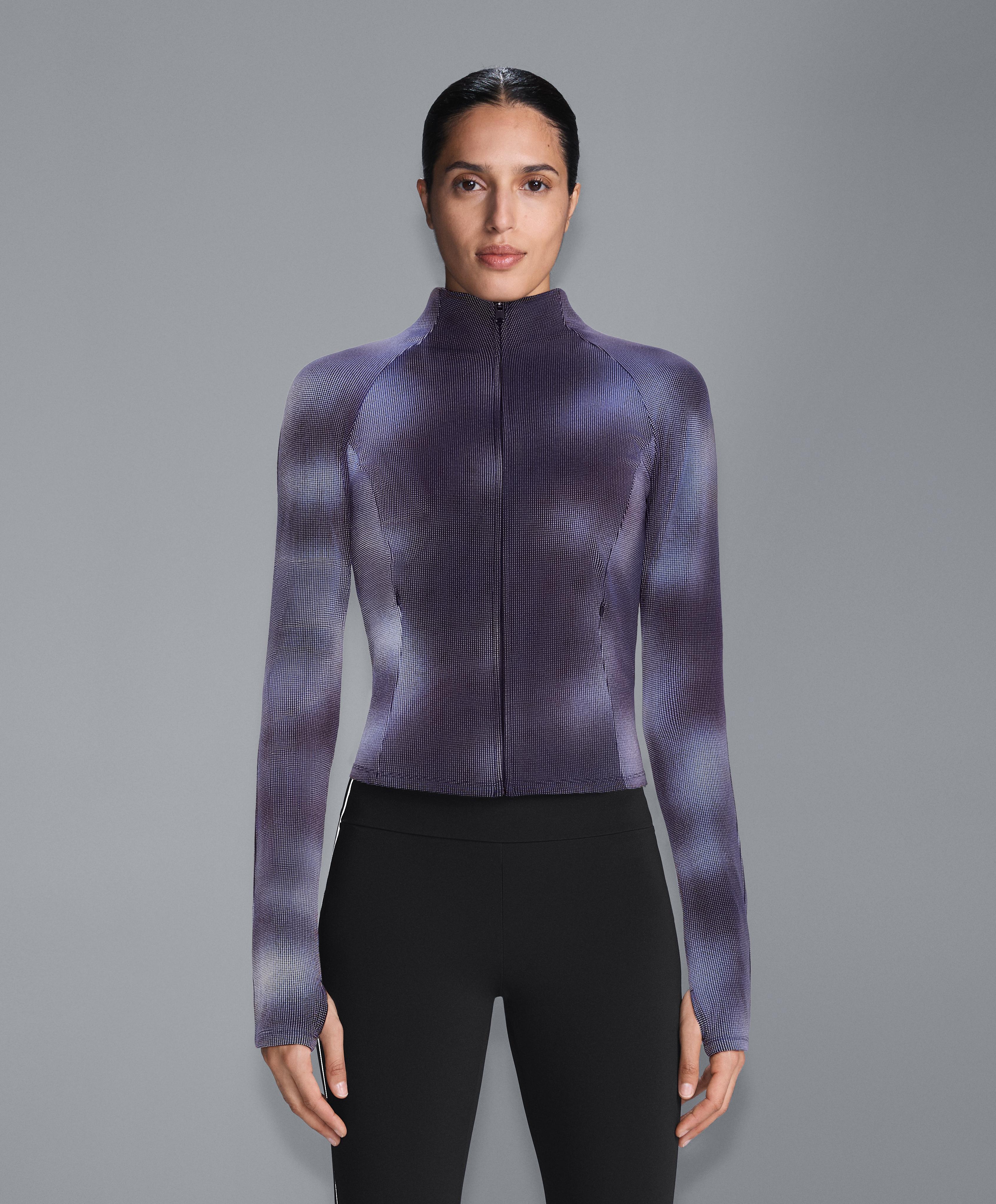Light warm reflective technical jacket — BLACK