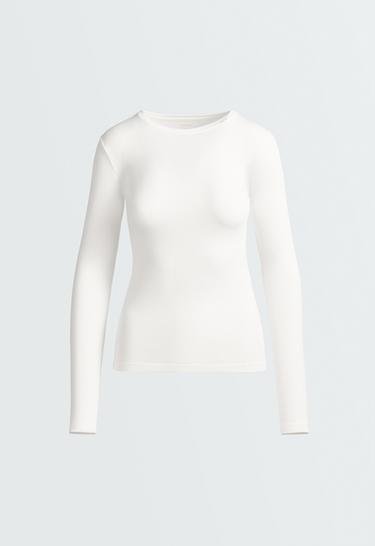 Seamless base layers T-shirt — WHITE  6