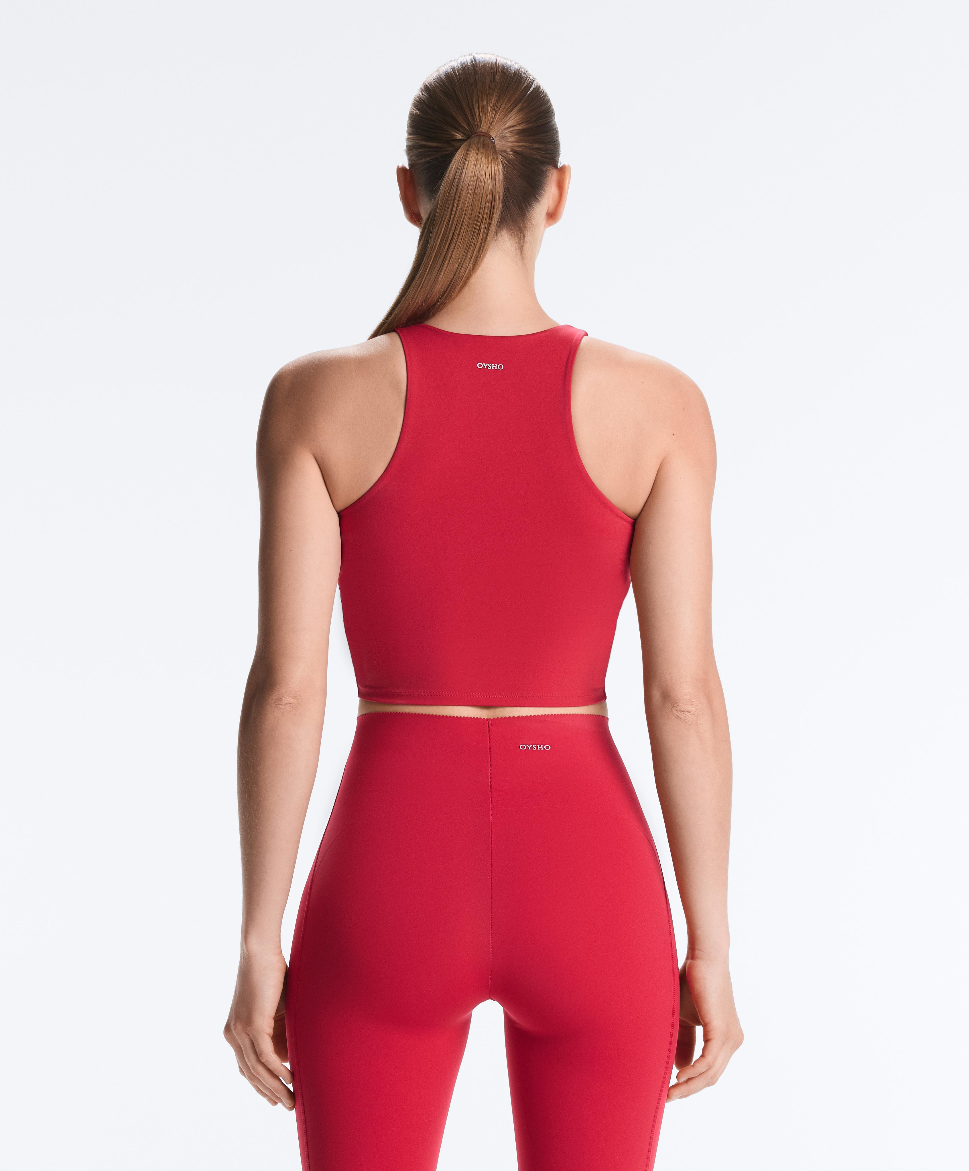 Compressive tank top — RED