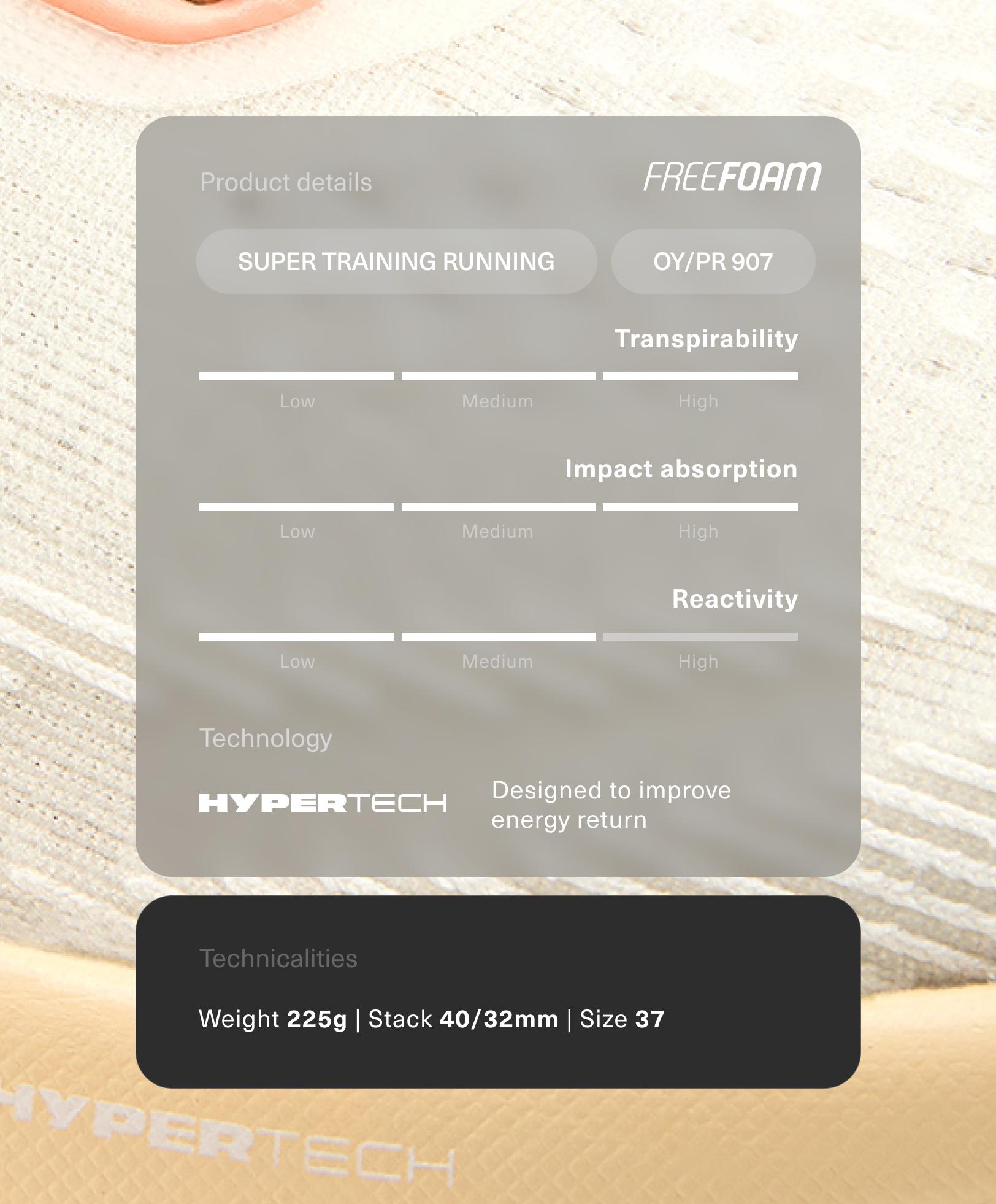 OY/PR 907 Running Trainers OY/PR 907 Running Trainers